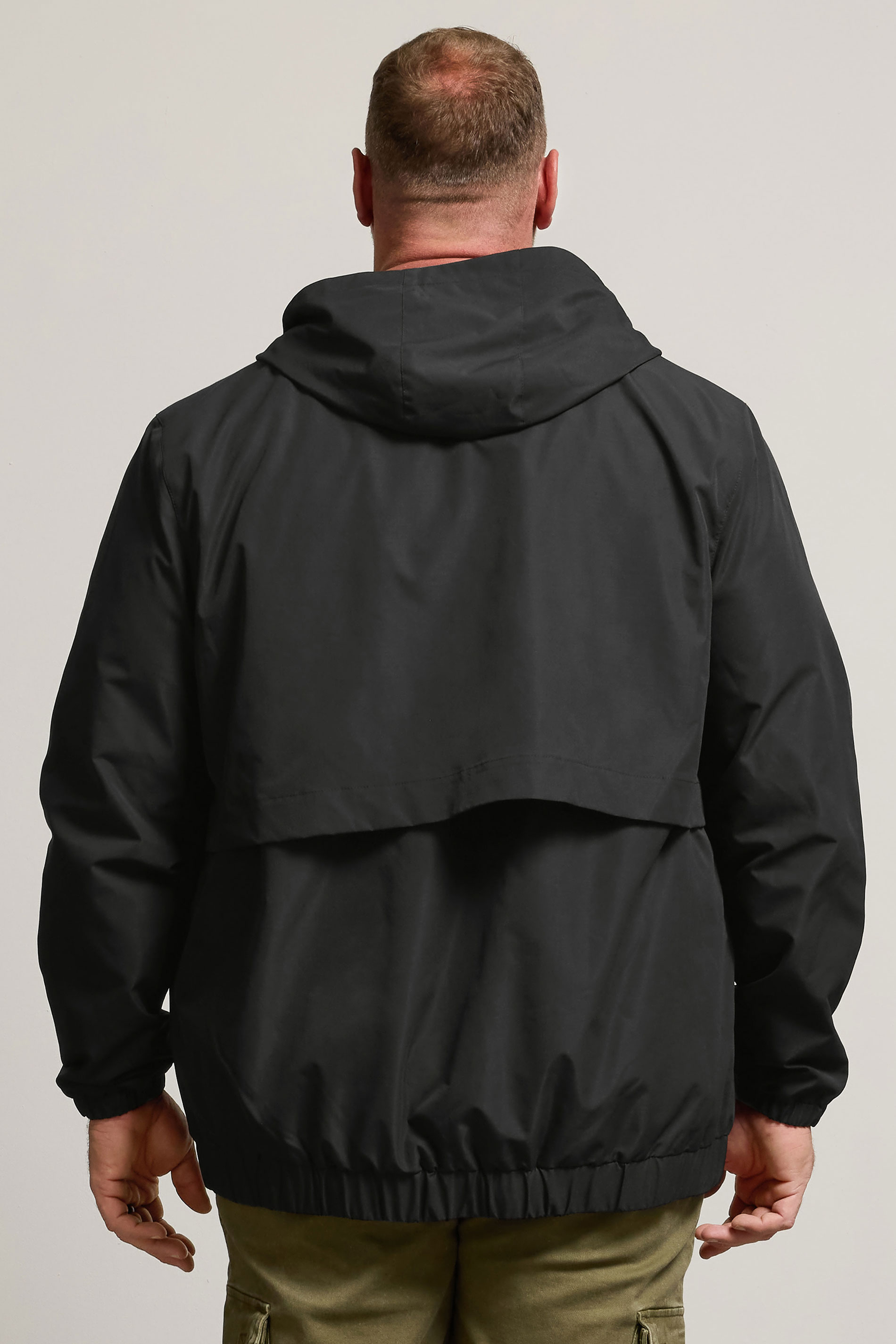 BadRhino Big & Tall Black Ripstop Zip Through Jacket | BadRhino 3