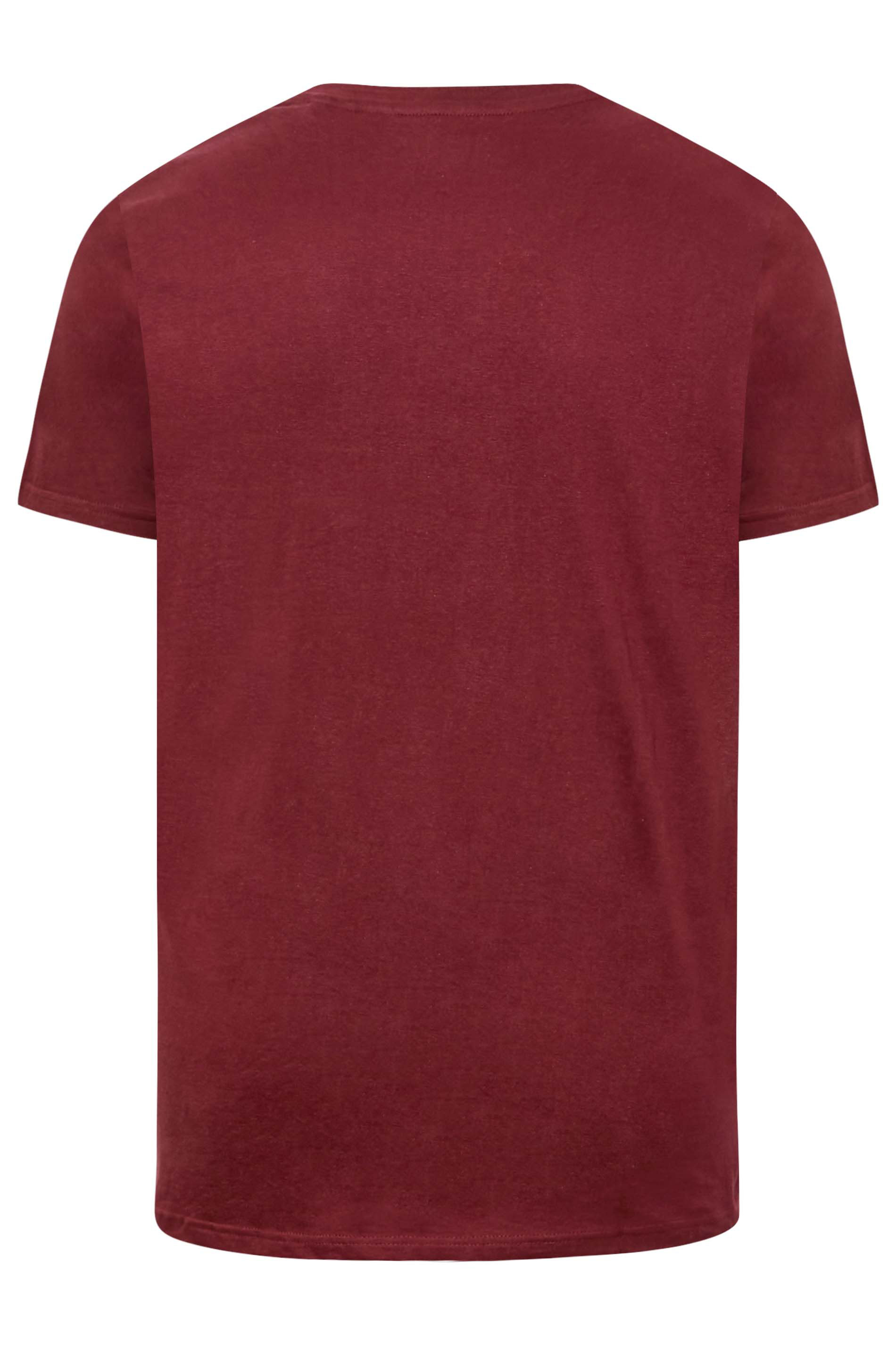 BadRhino Big & Tall Windsor Wine Red Extra Long Core T-Shirt | BadRhino 7
