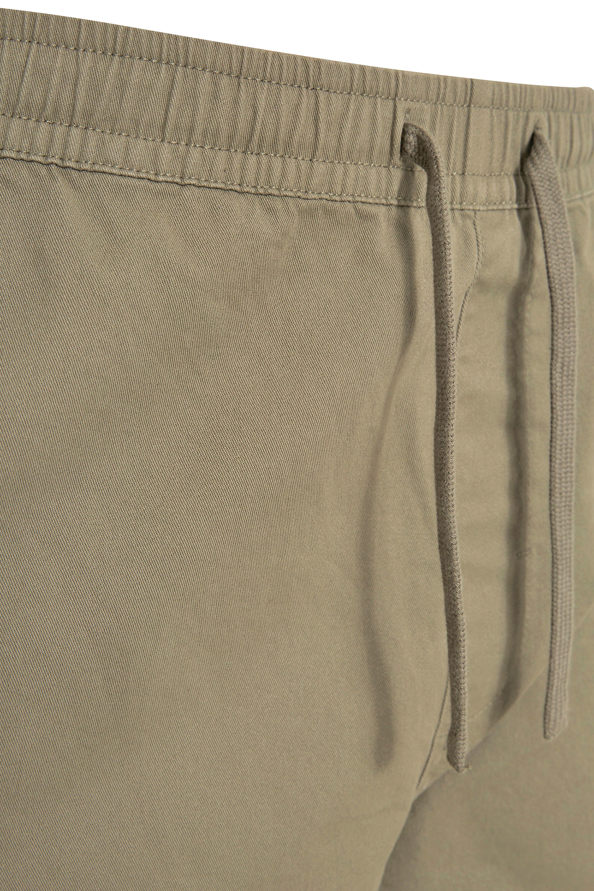 BadRhino Stone Brown Elasticated Waist Chino Shorts | BadRhino 5