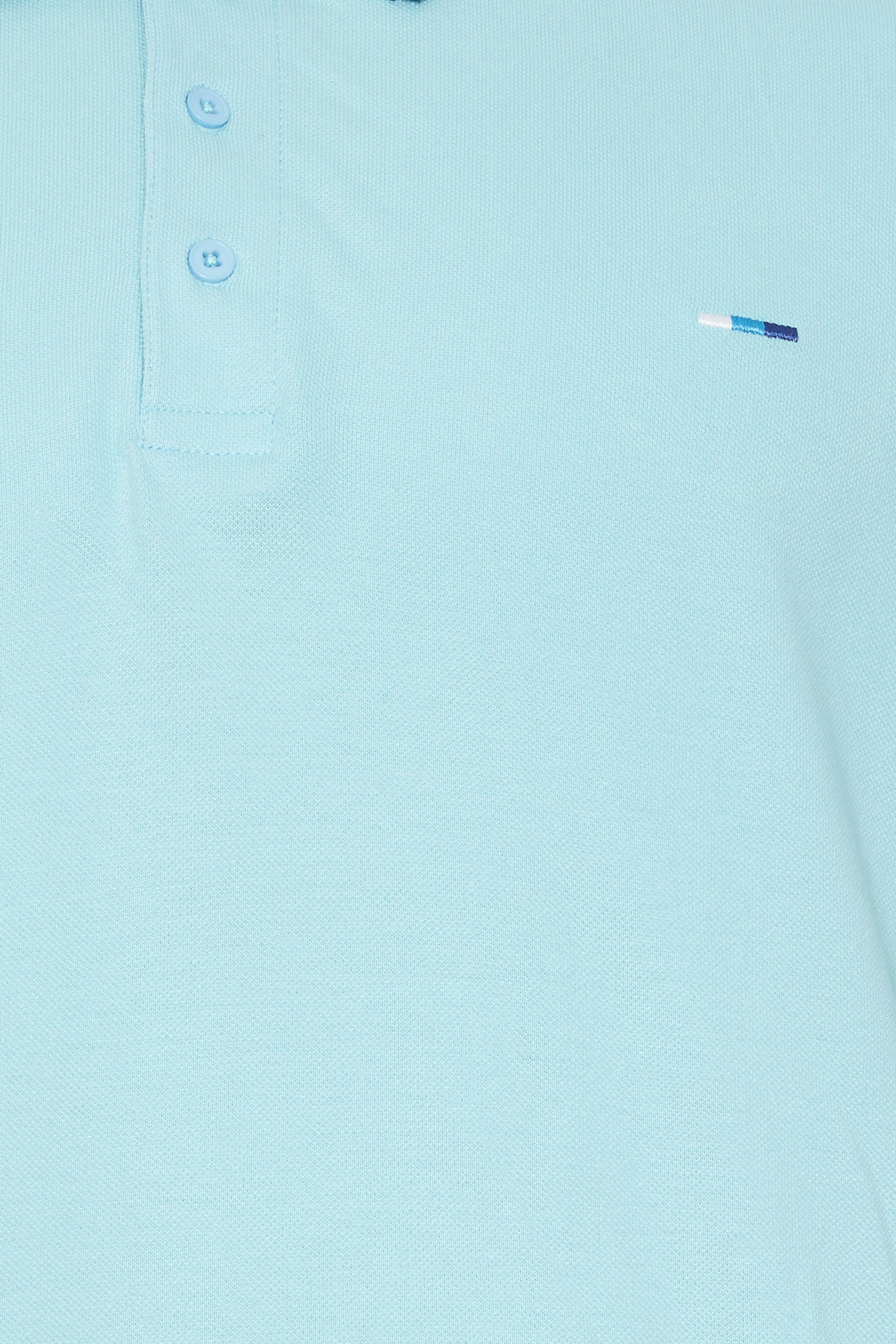 BadRhino Big & Tall Light Blue Tipped Polo Shirts | BadRhino 5