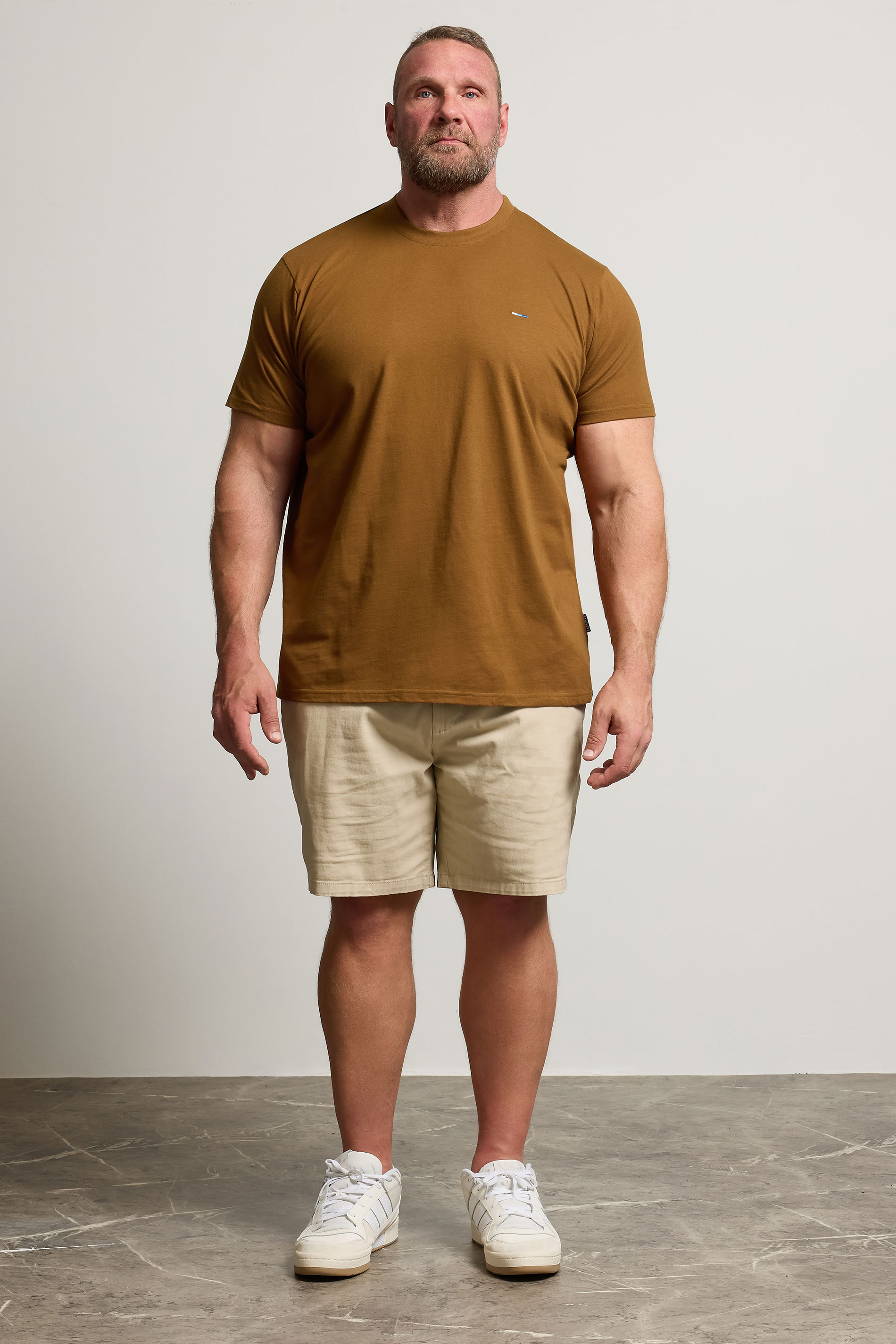 BadRhino Big & Tall Light Brown T-Shirt | BadRhino 2