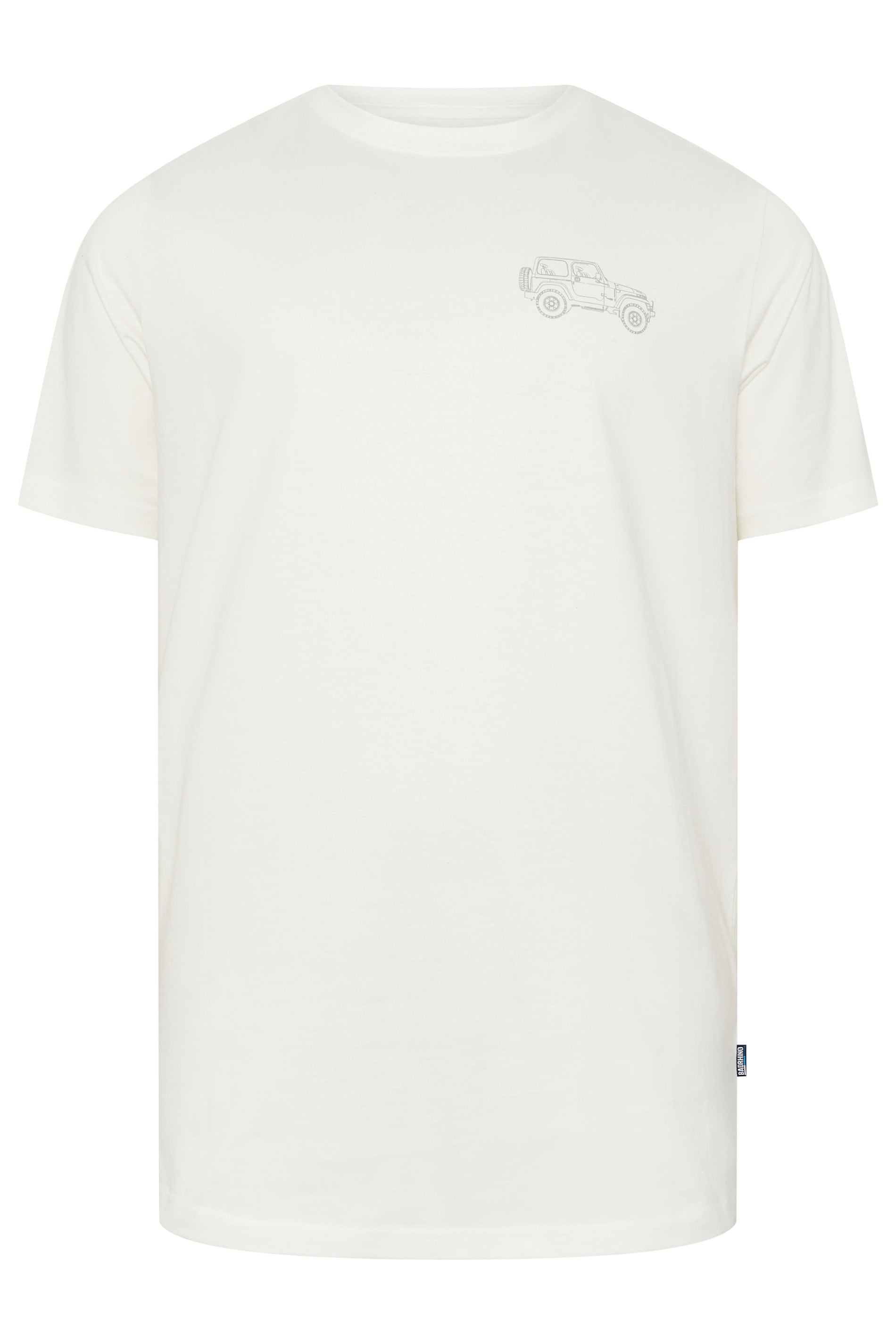 BadRhino White 'Forever Off-Roader' Tee | BadRhino 5