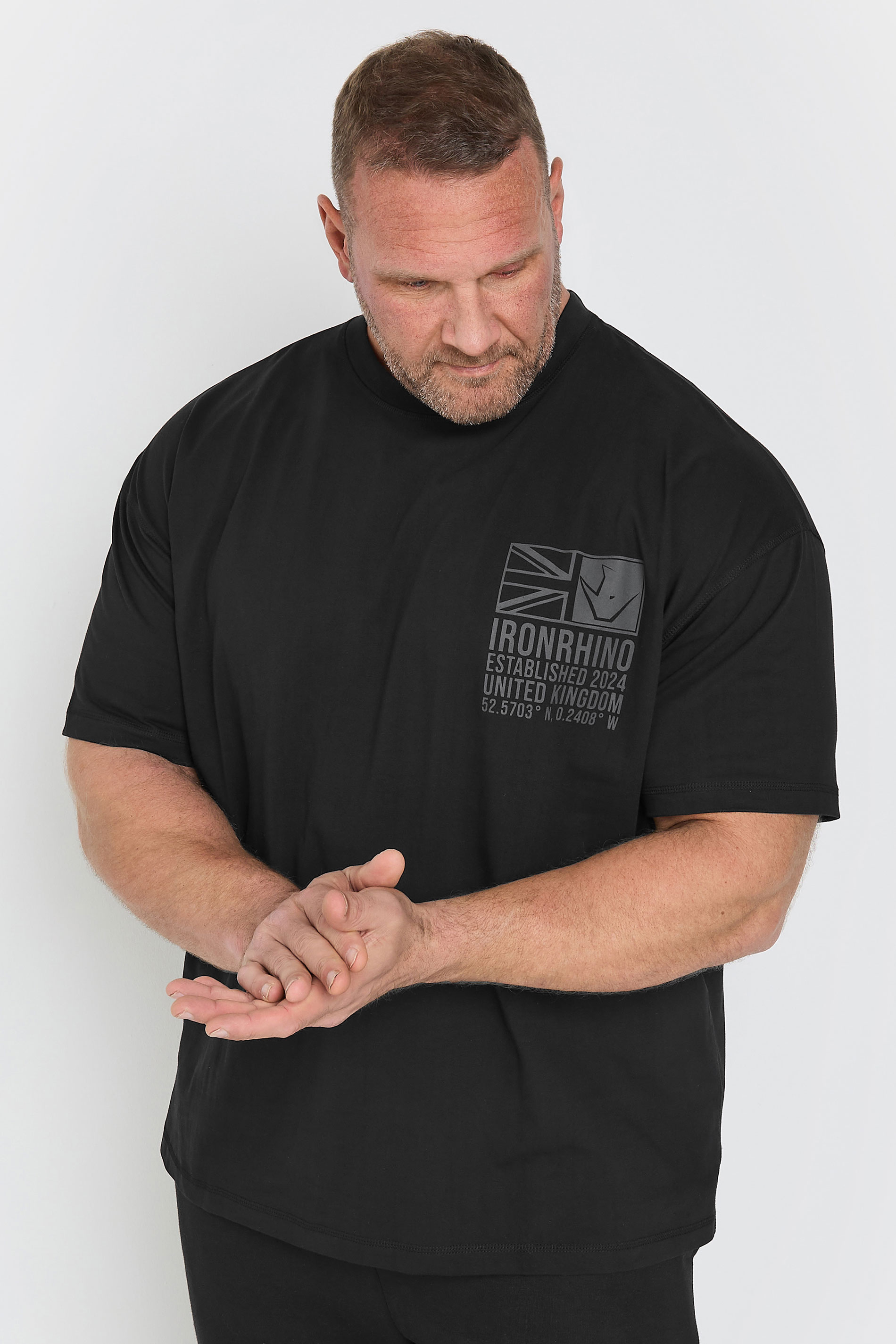 IronRhino Big & Tall Black 'Established 2024' T-Shirt | BadRhino 2