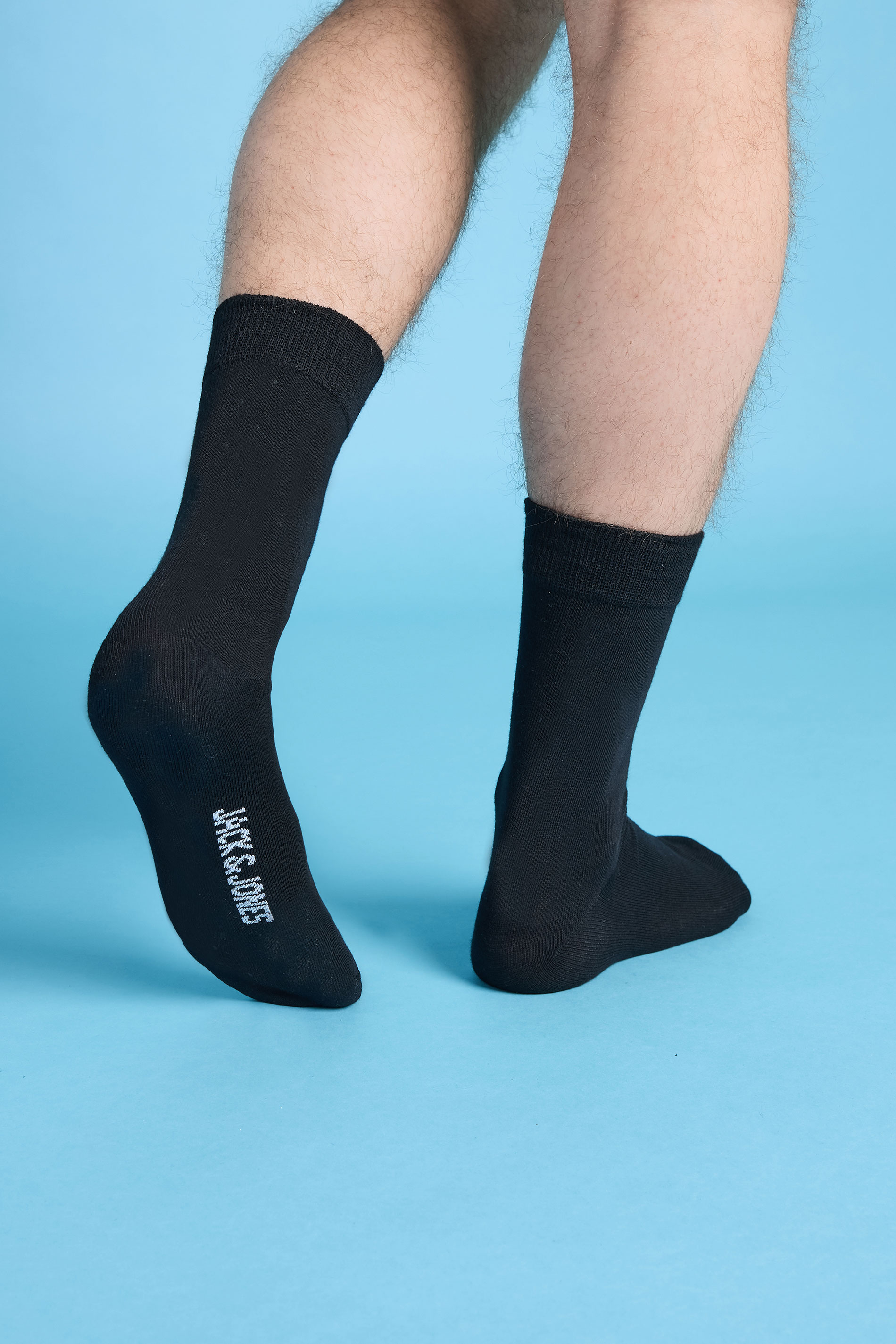 JACK & JONES 7 Pack Black Socks | BadRhino 2