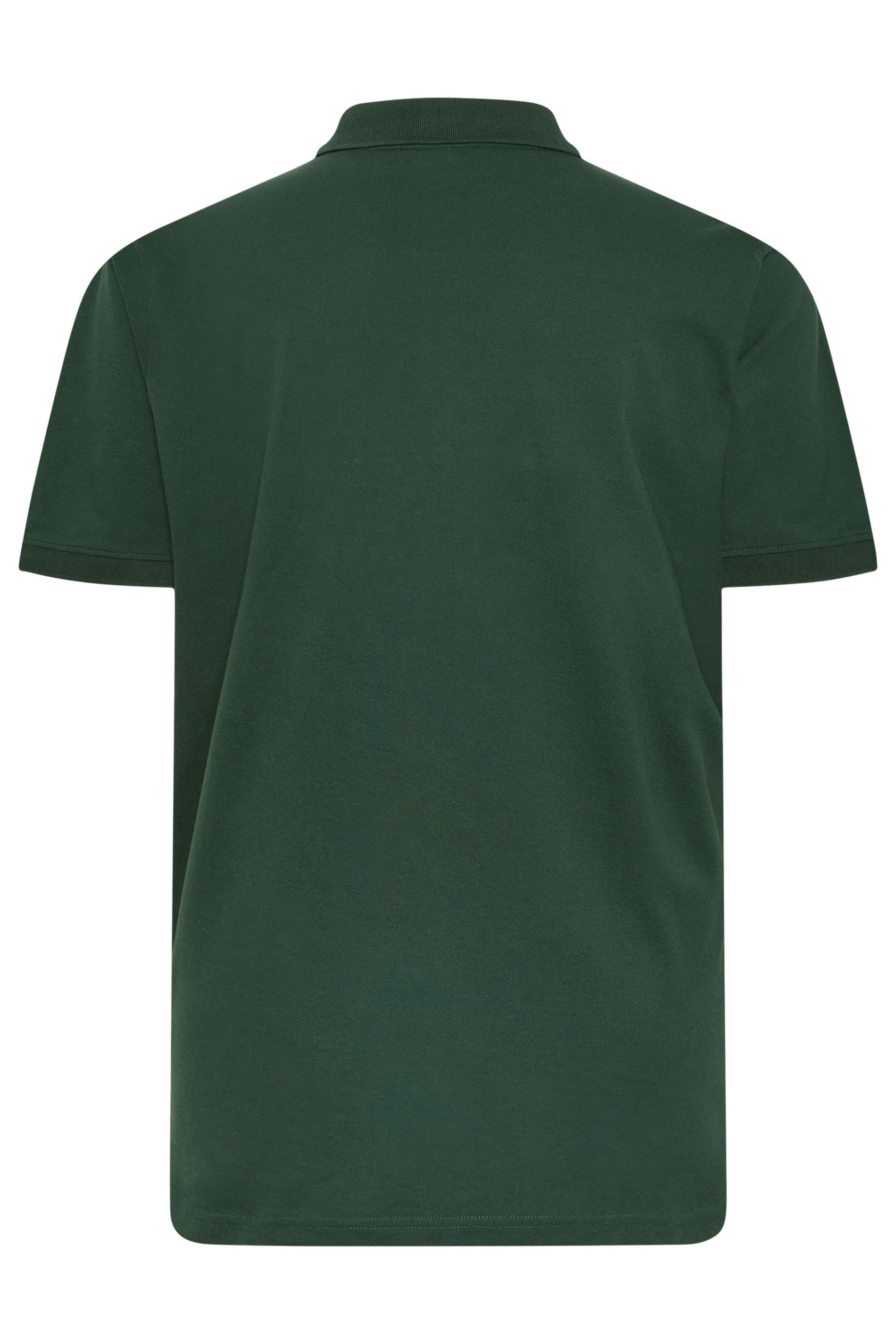 LYLE & SCOTT Big & Tall Dark Green Core Polo Shirt | BadRhino 4