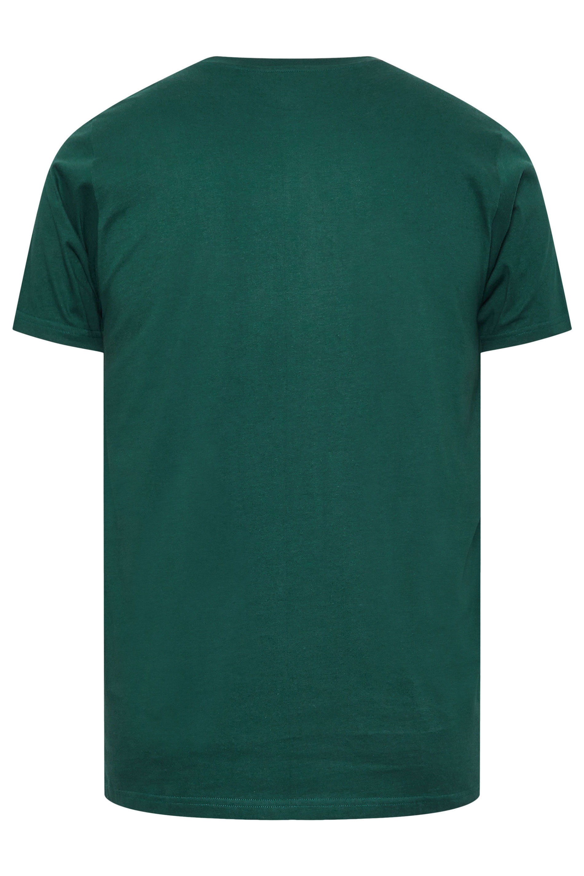 BadRhino Big & Tall Dark Green 'Vintage Motors' Graphic Print T-Shirt | BadRhino 5