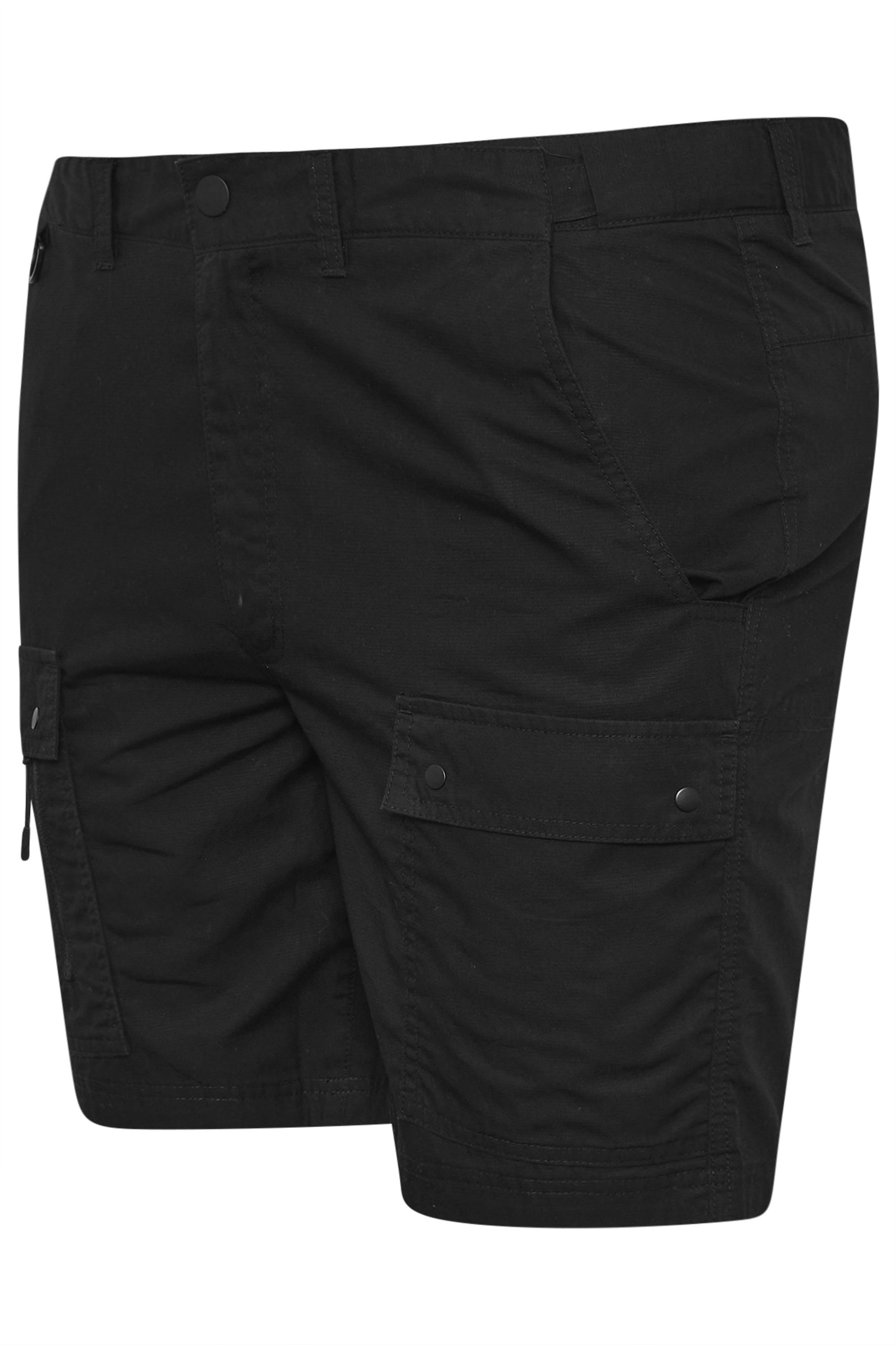 BadRhino Big & Tall Black Trekking Shorts | BadRhino 6
