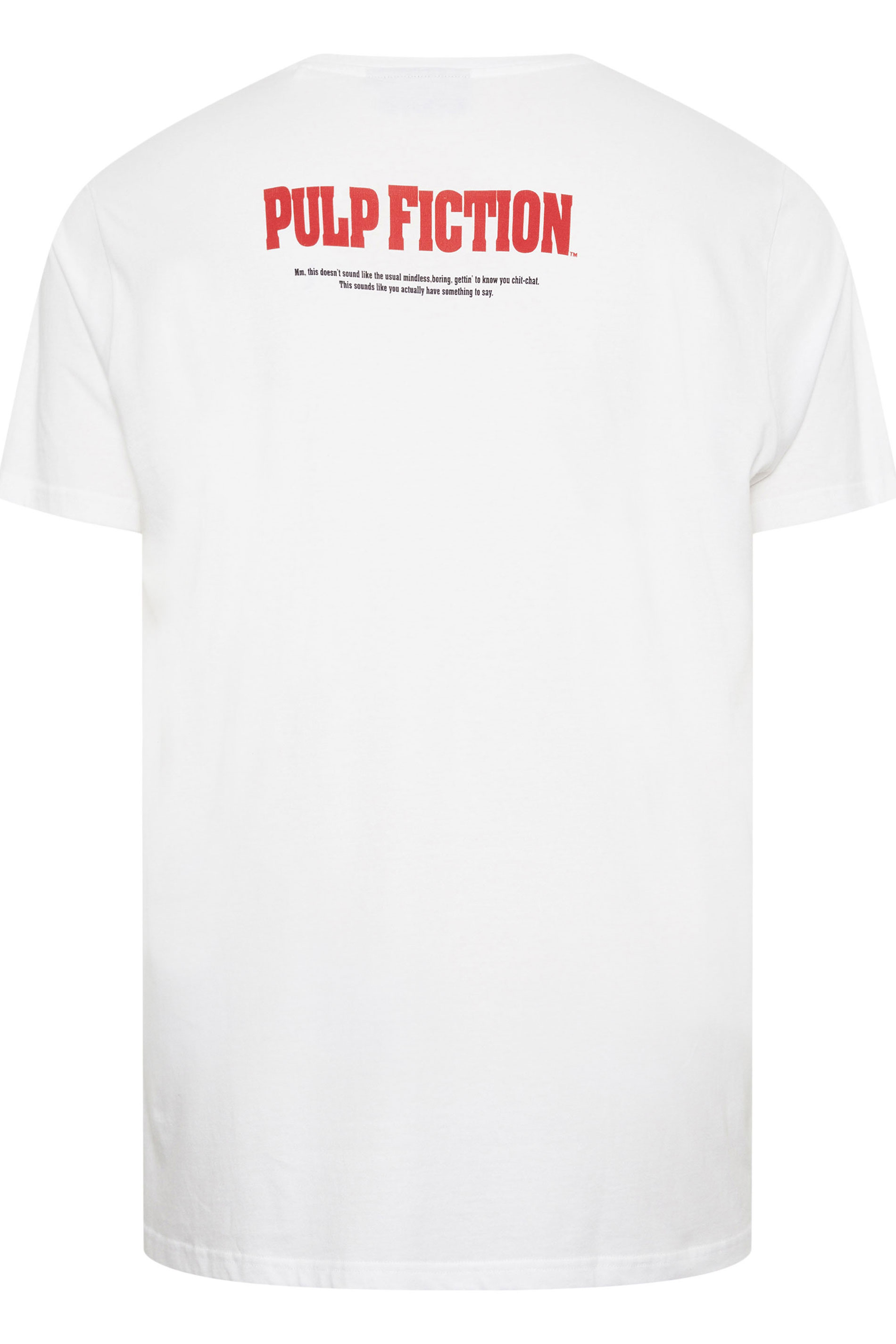 BadRhino Big & Tall White Pulp Fiction T-Shirt | BadRhino 5