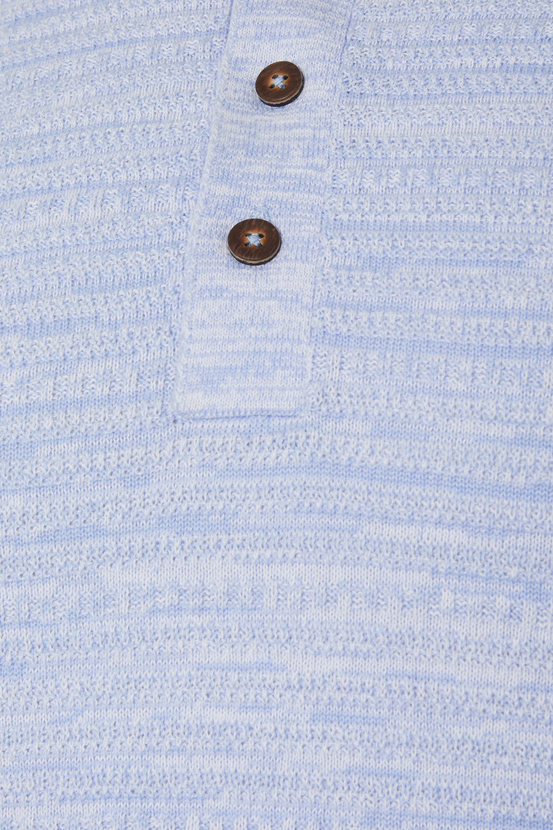 BadRhino Big & Tall Light Blue Knitted Polo Shirt | BadRhino 5