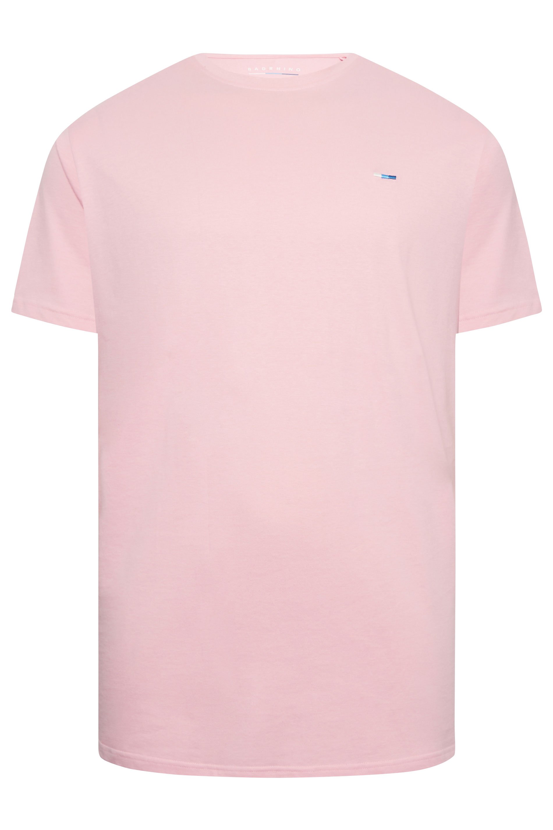 BadRhino Big & Tall Light Pink Core T-Shirt | BadRhino 6