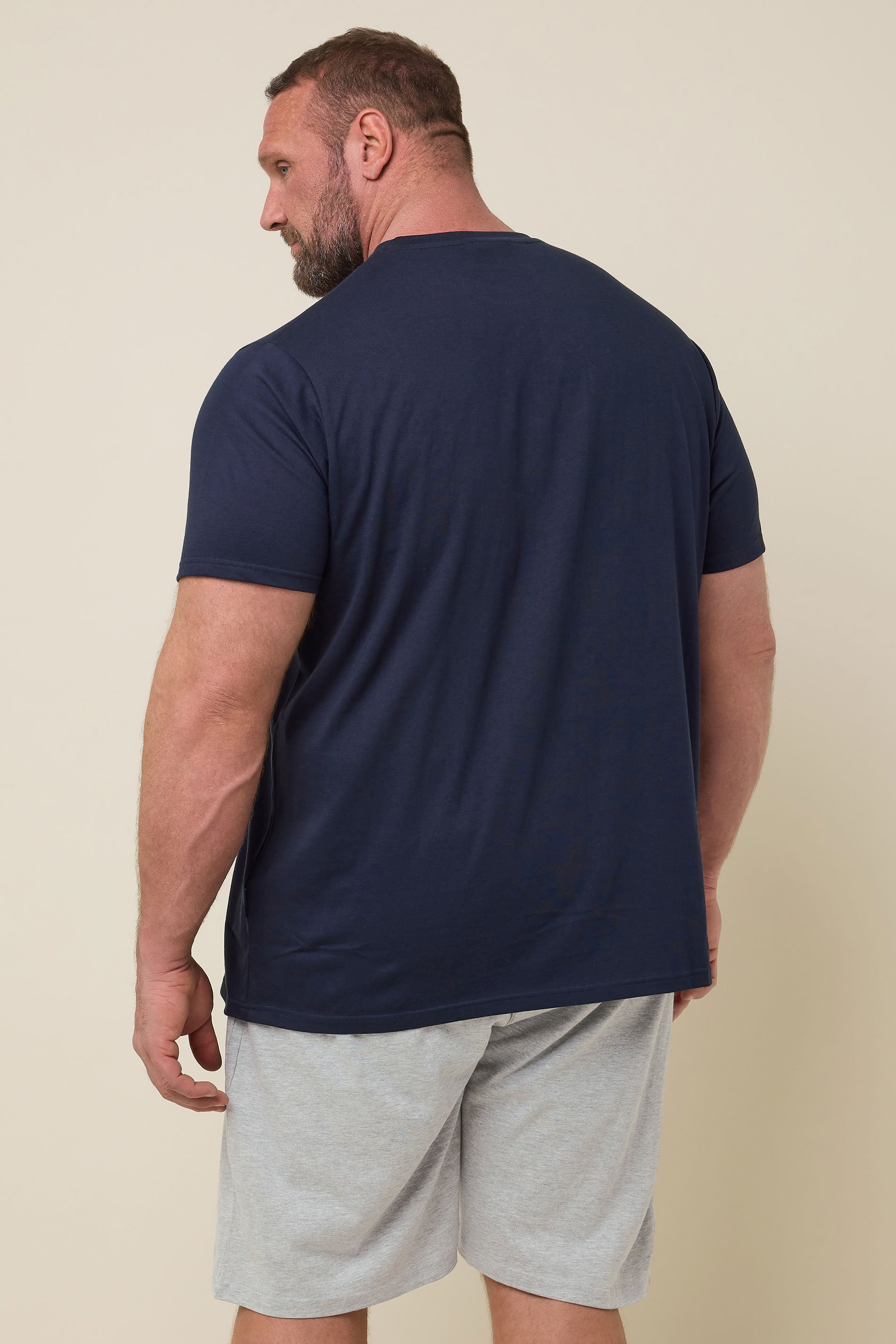 BadRhino Big & Tall Navy Blue Superman Pyjama Set 3