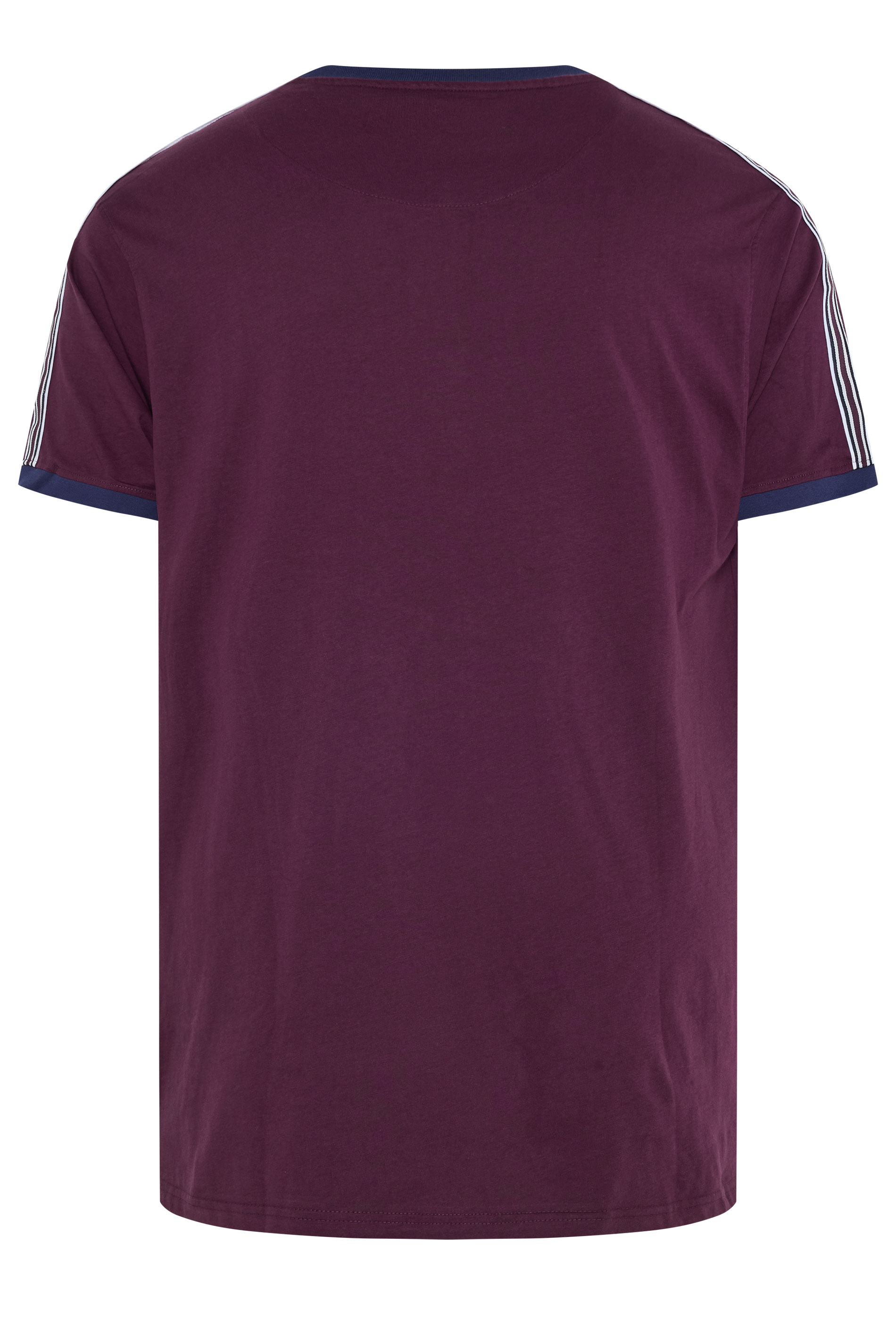 KAM Big & Tall Fig Purple Ringer T-Shirt | badRhino 2