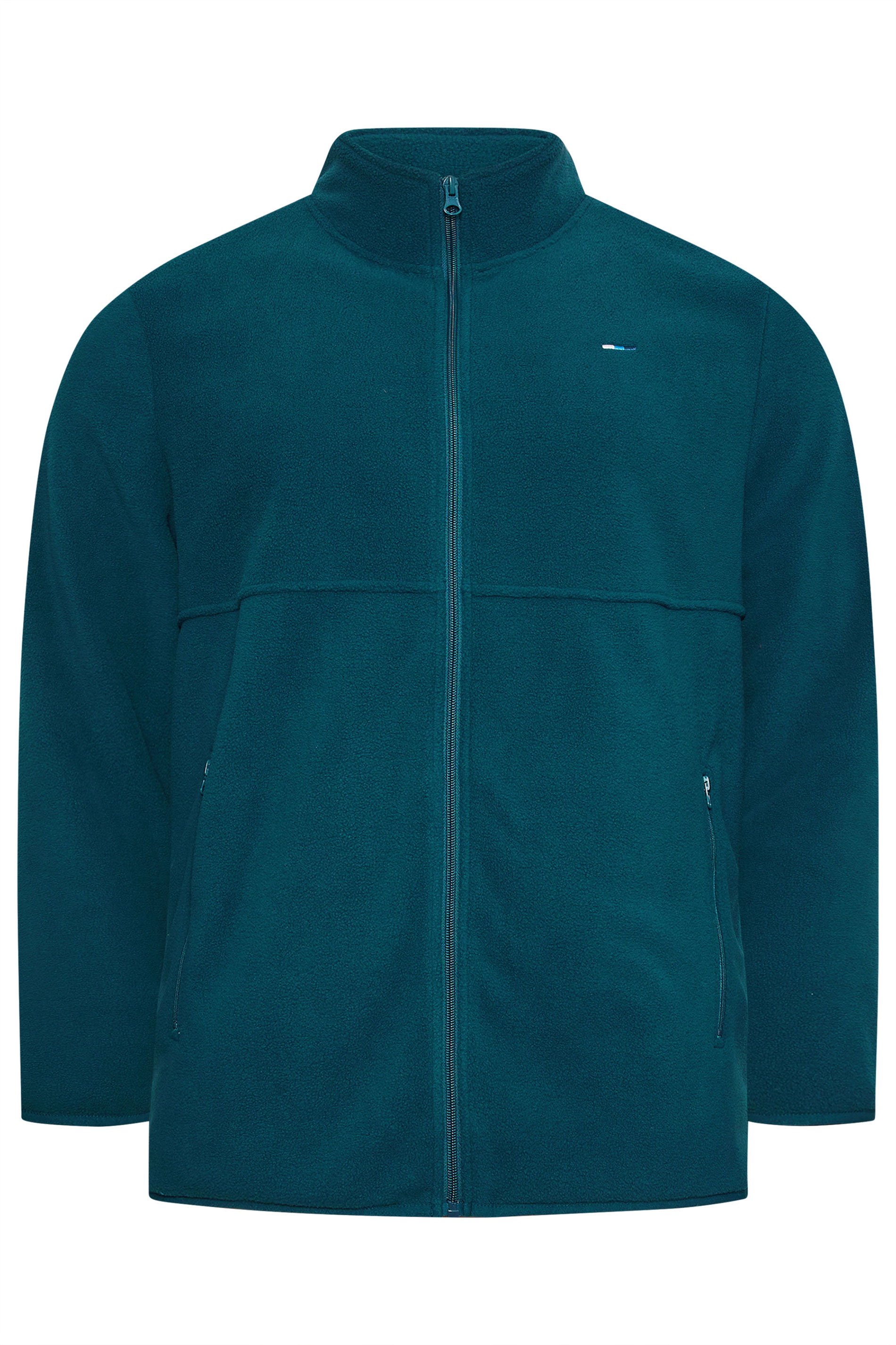 BadRhino Big & Tall Blue Essential Zip Through Fleece | BadRhino 4