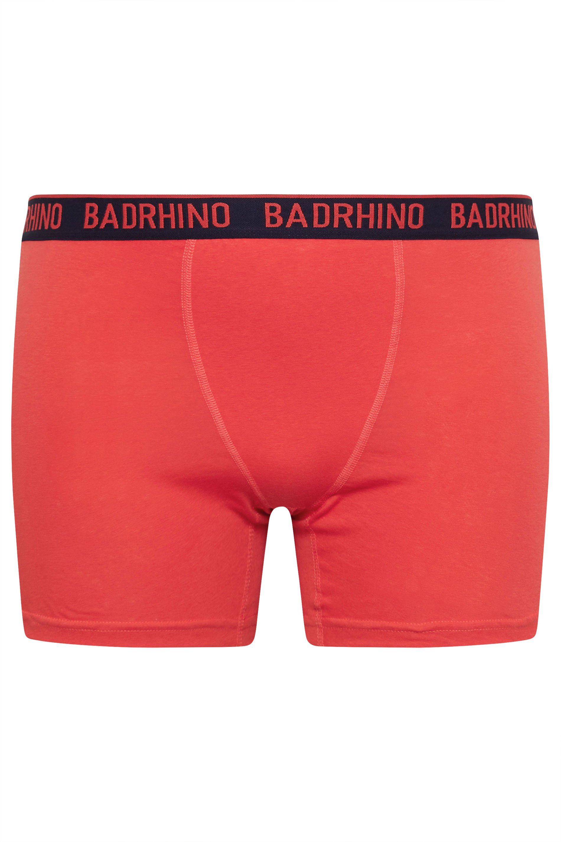 BadRhino Big & Tall 3 Pack Coral, Teal & Blue Boxers | BadRhino 6
