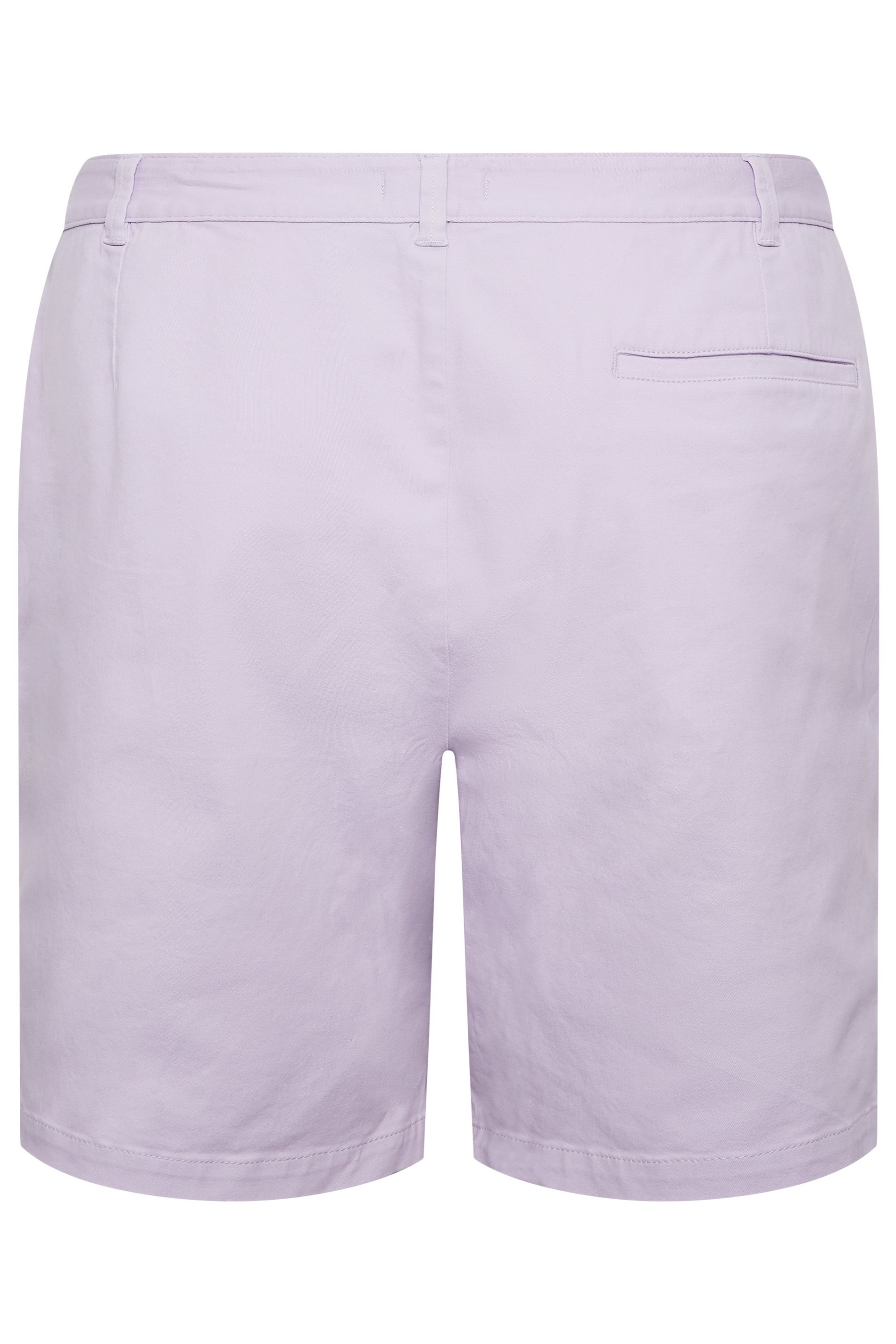 BadRhino Big & Tall Purple Stretch Chino Shorts | BadRhino 5