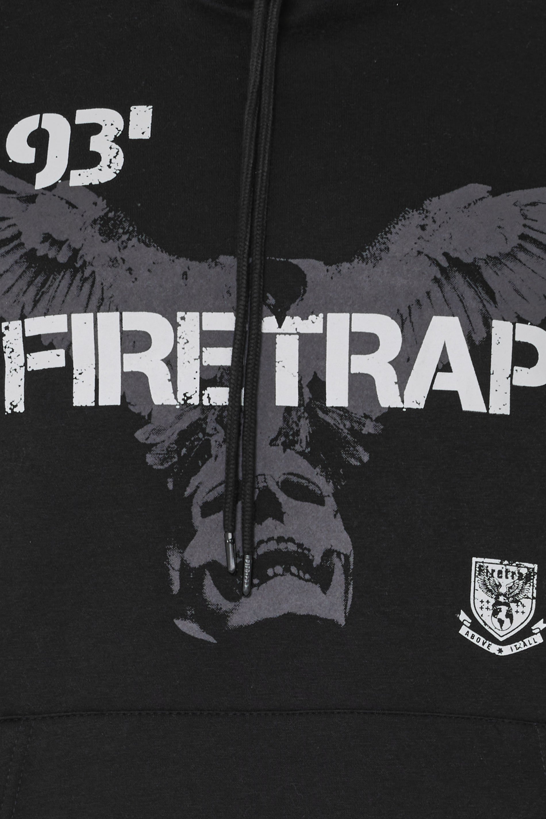 FIRETRAP Big & Tall Black Hawk Hoodie | BadRhino 3