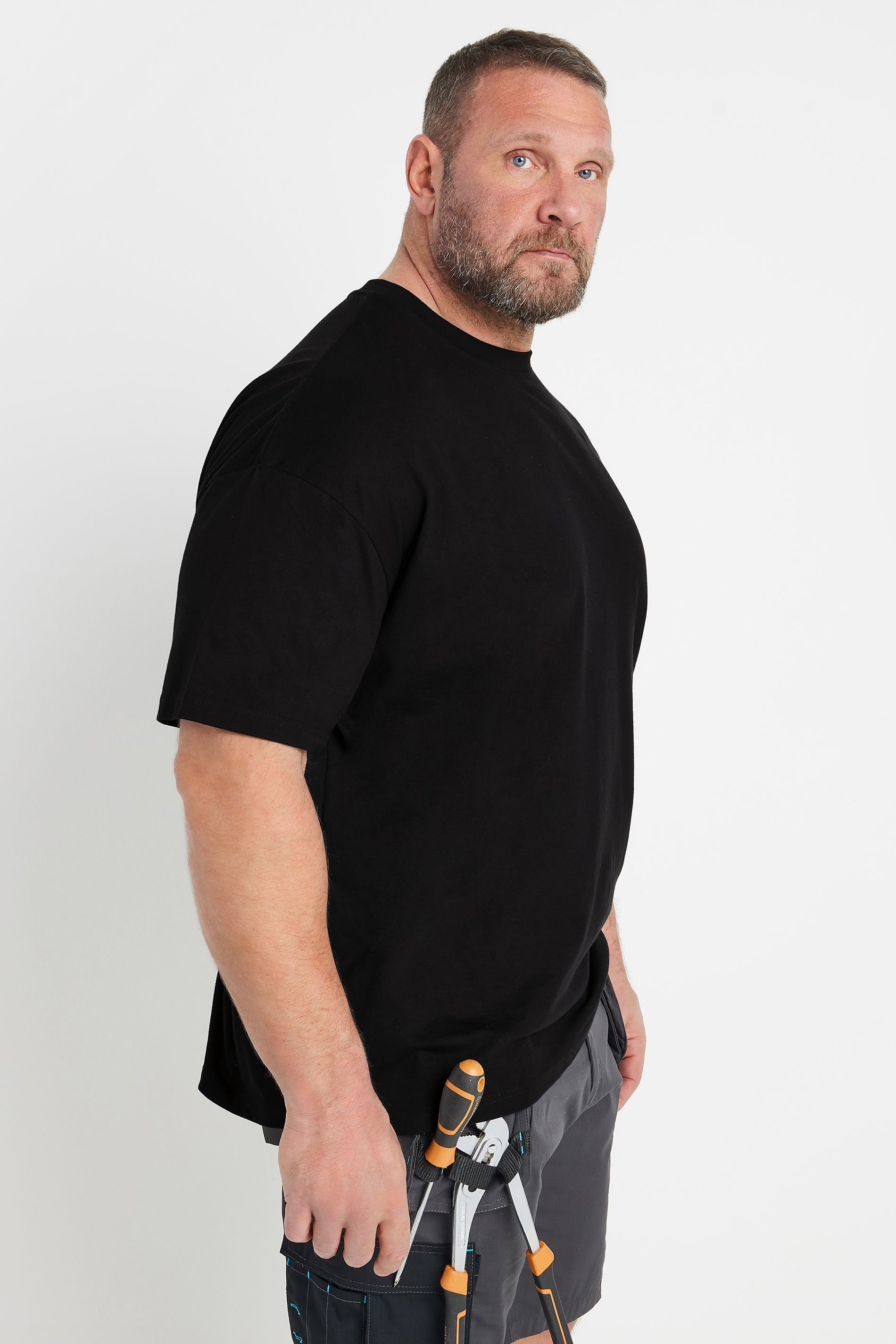 BadRhino Big & Tall Black Short Sleeve T-Shirt | BadRhino 5