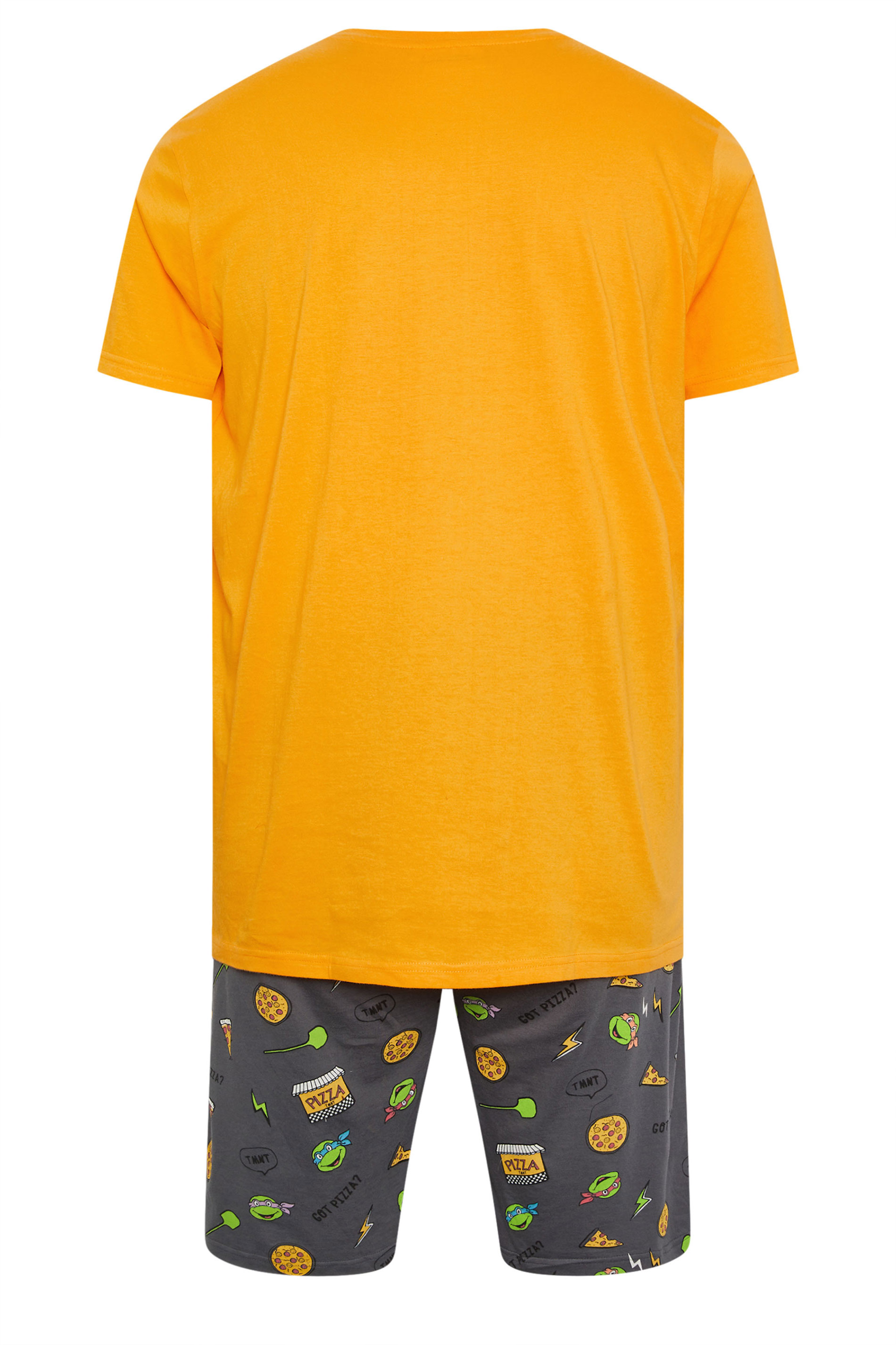 BadRhino Big & Tall Orange Ninja Turtle Pyjama Set | BadRhino 7