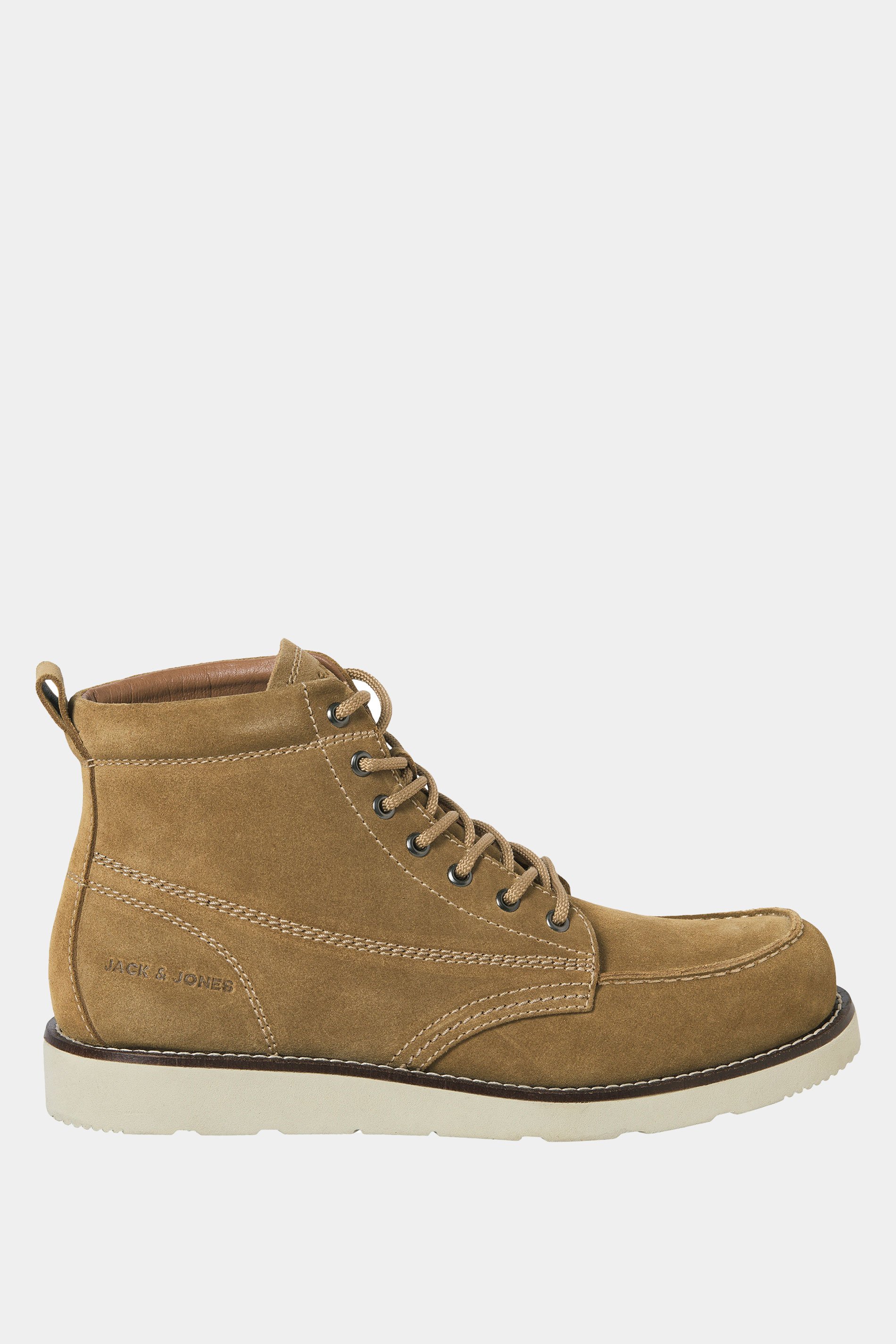 JACK & JONES Big & Tall Mustard Brown Suede Toronto Boots | BadRhino 2