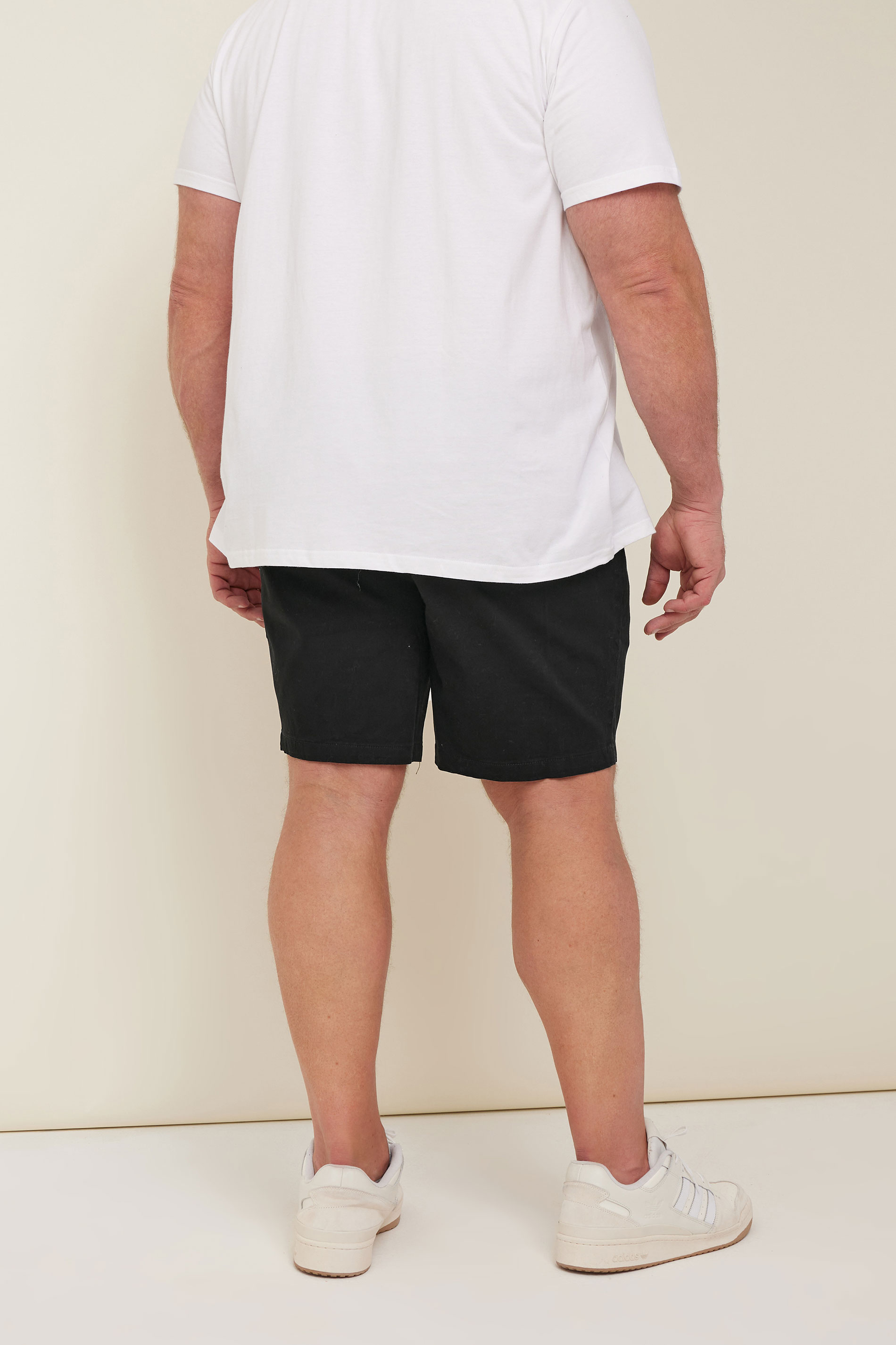 BadRhino Black Stretch Chino Shorts | BadRhino 4