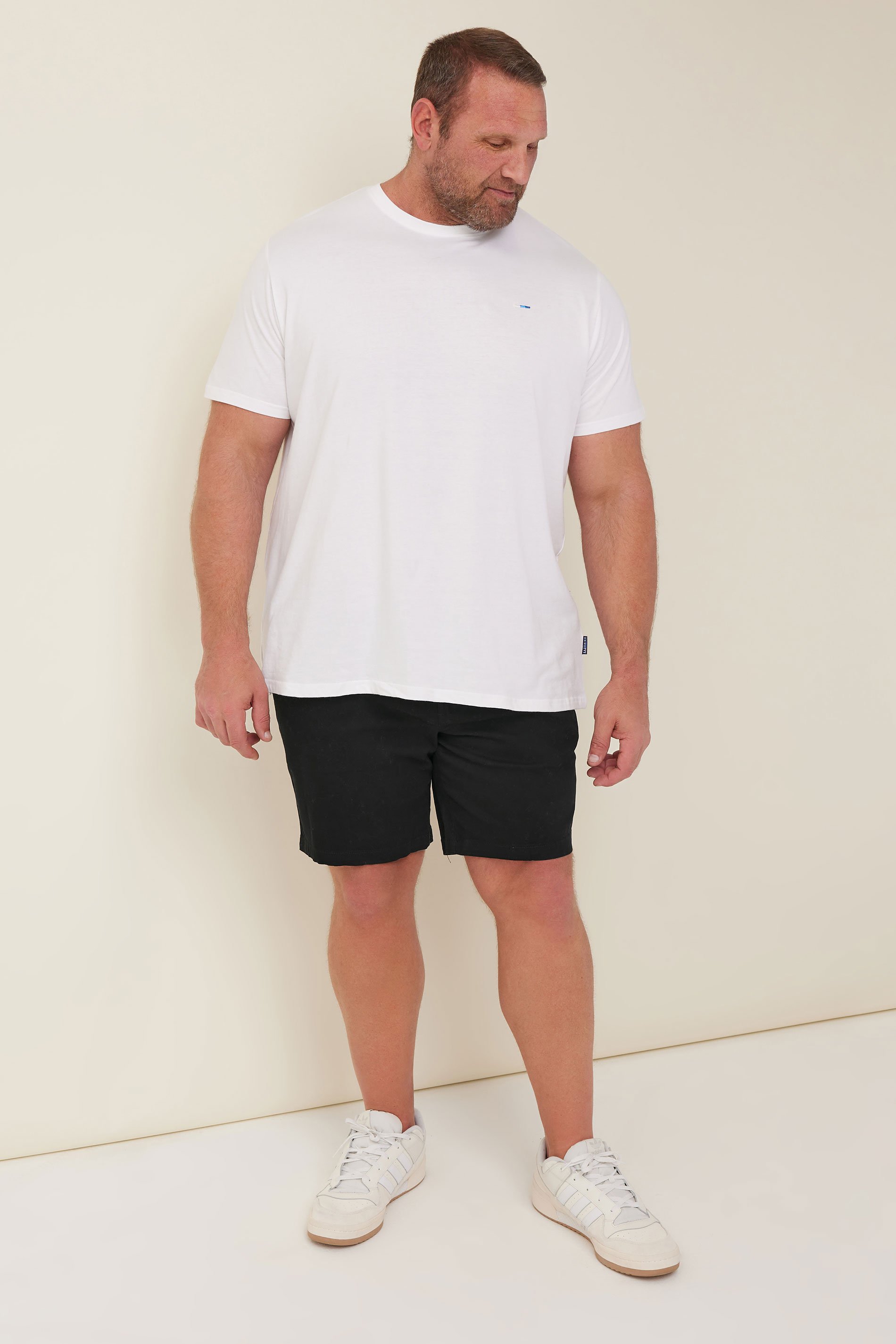 BadRhino Black Stretch Chino Shorts | BadRhino 3