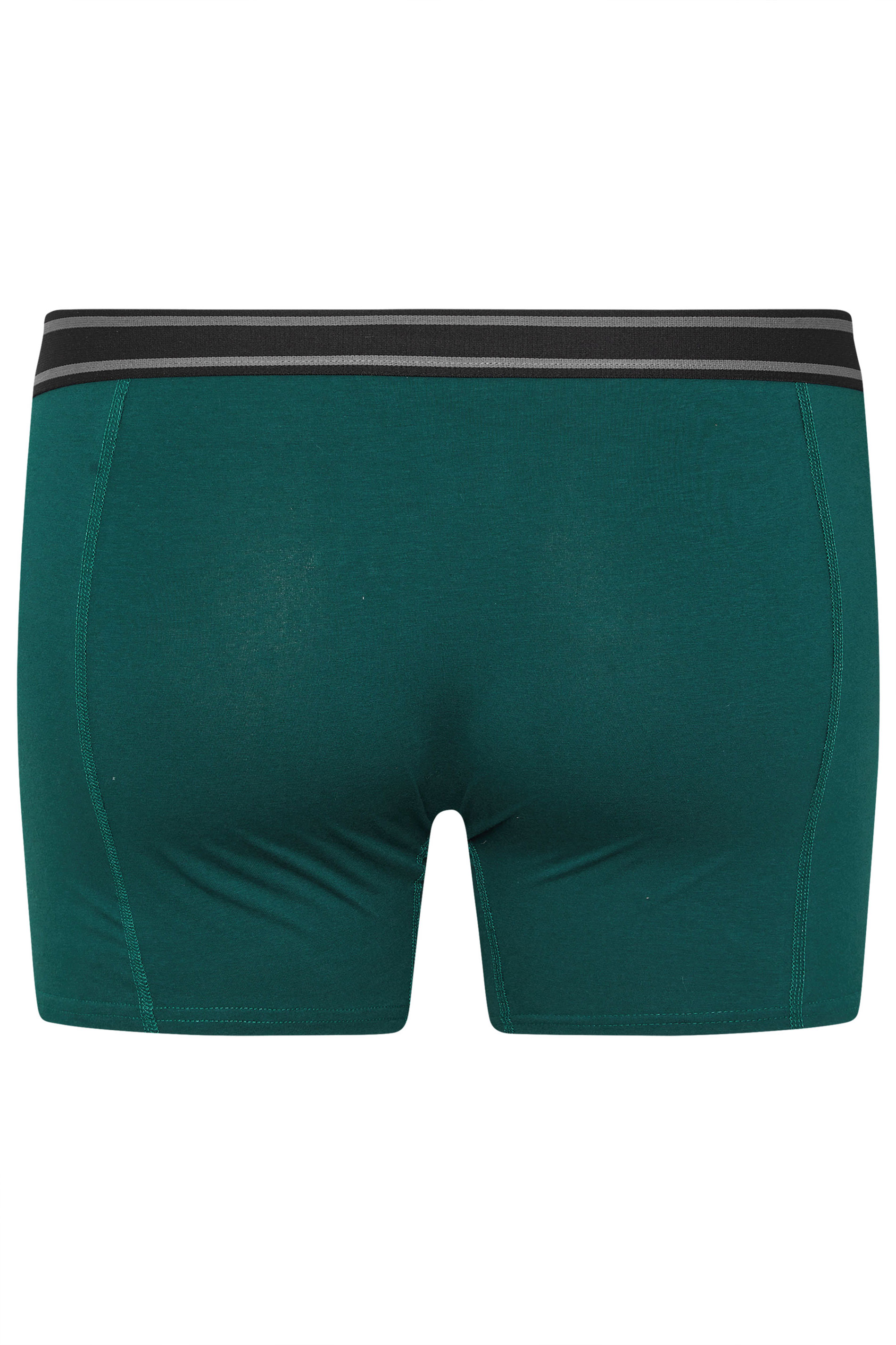 JACK & JONES Big & Tall 5 PACK Blue & Black Boxers | BadRhino 7