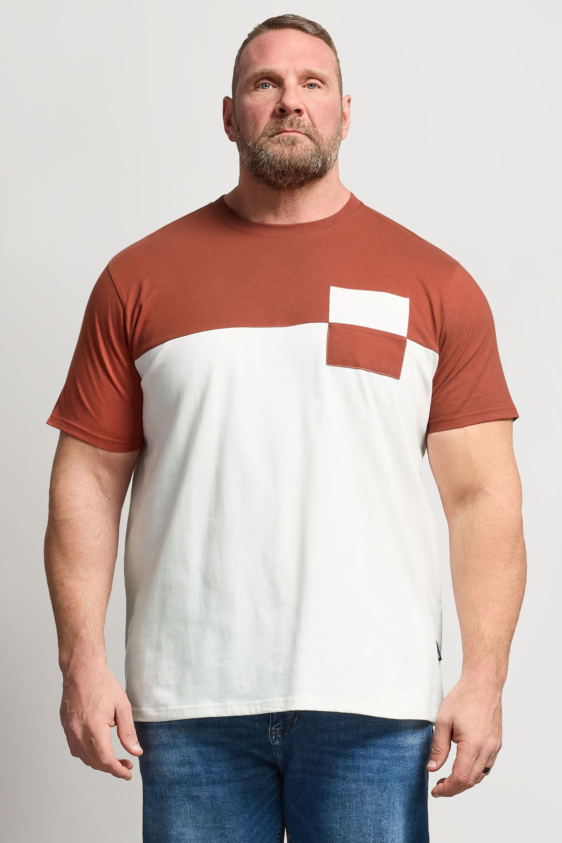 BadRhino Big & Tall Clay Orange Pocket T-Shirt | BadRhino 3