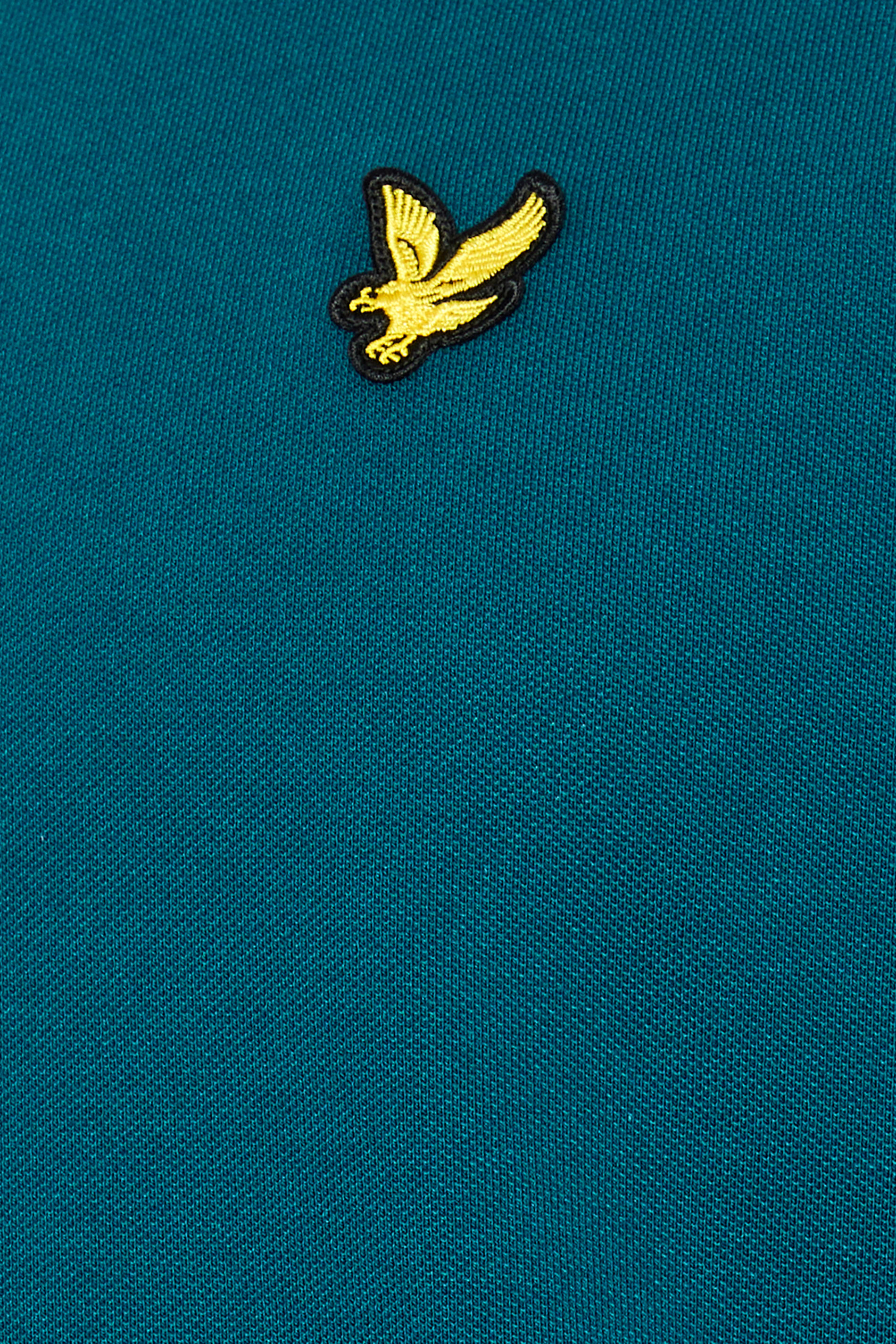LYLE & SCOTT Teal Blue Logo Polo Shirt | BadRhino 2
