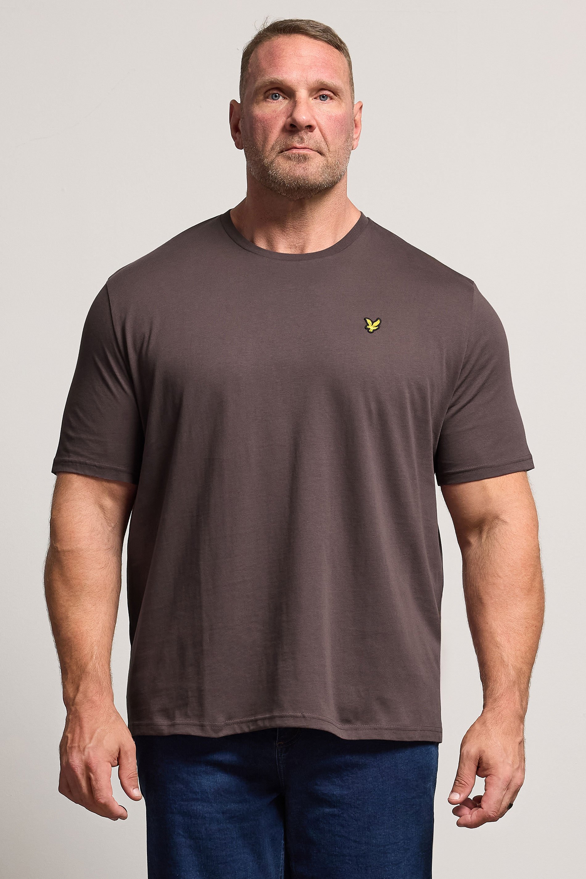 LYLE & SCOTT Big & Tall Brown Core T-Shirt | BadRhino 1