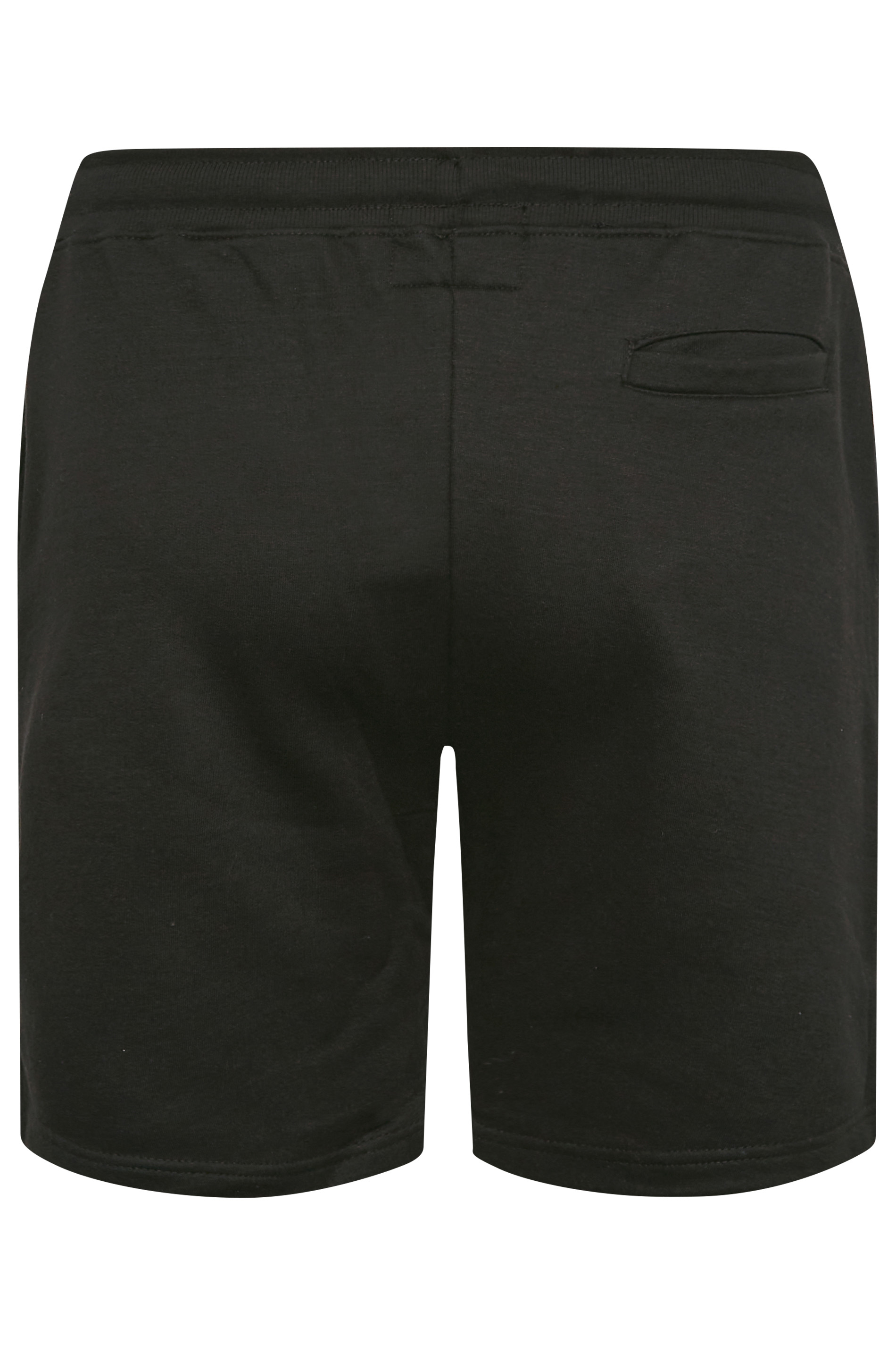 BadRhino Big & Tall Black BR15 Jogger Shorts | BadRhino