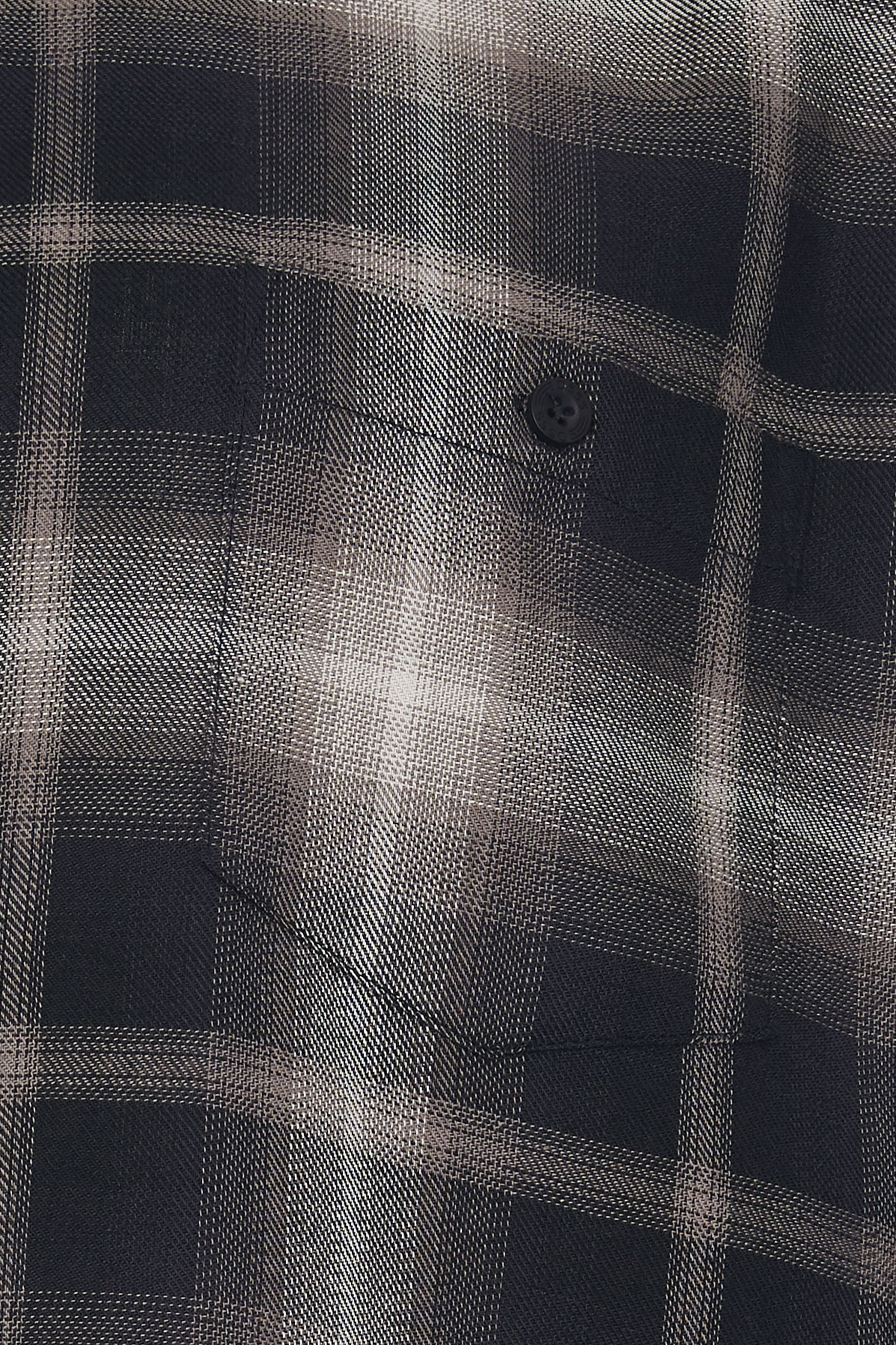 D555 Big & Tall Black Check Pocket Short Sleeve Shirt | BadRhino 5