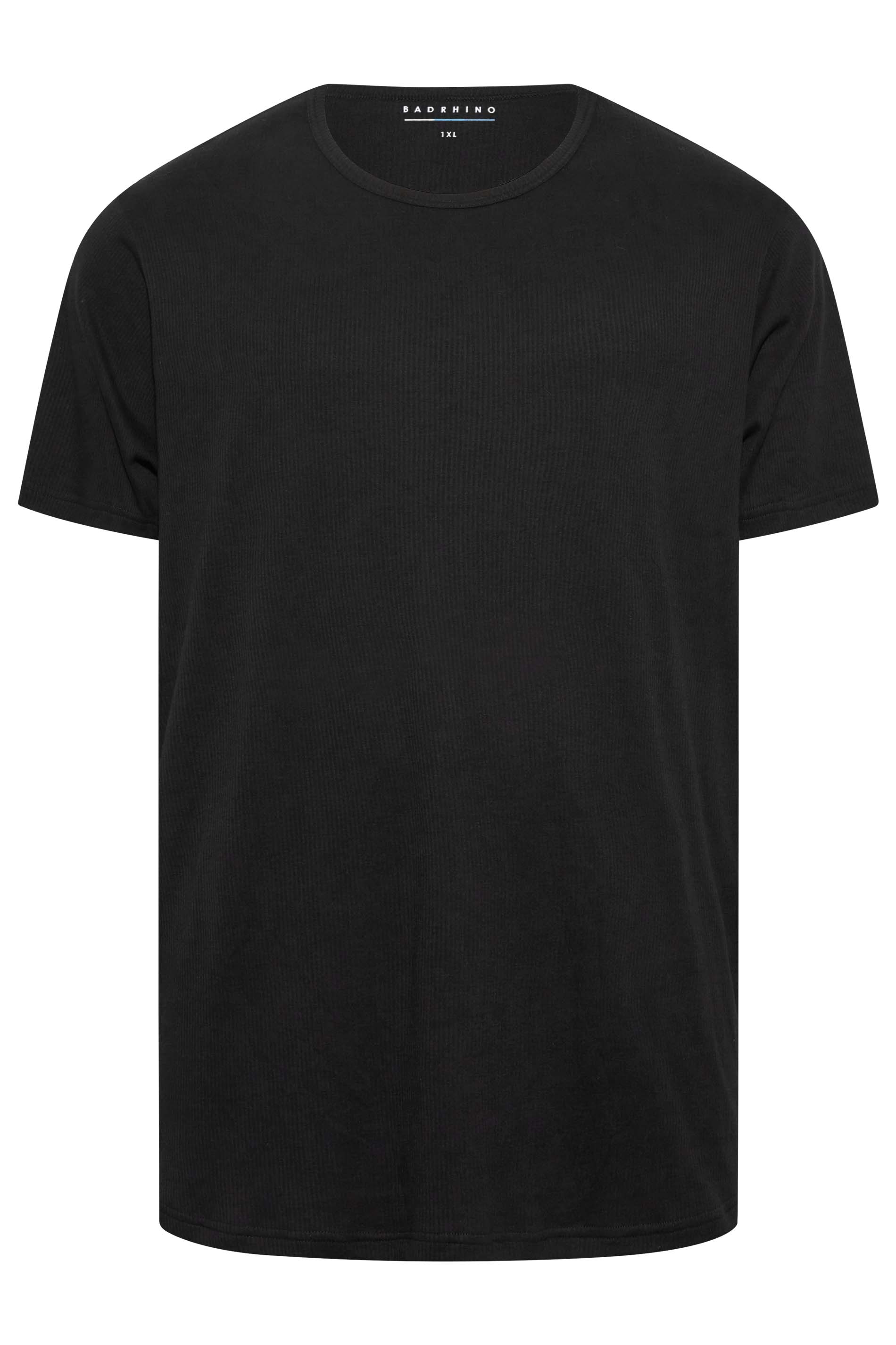 BadRhino Big & Tall 2 PACK Black Thermal T-Shirts | BadRhino 5