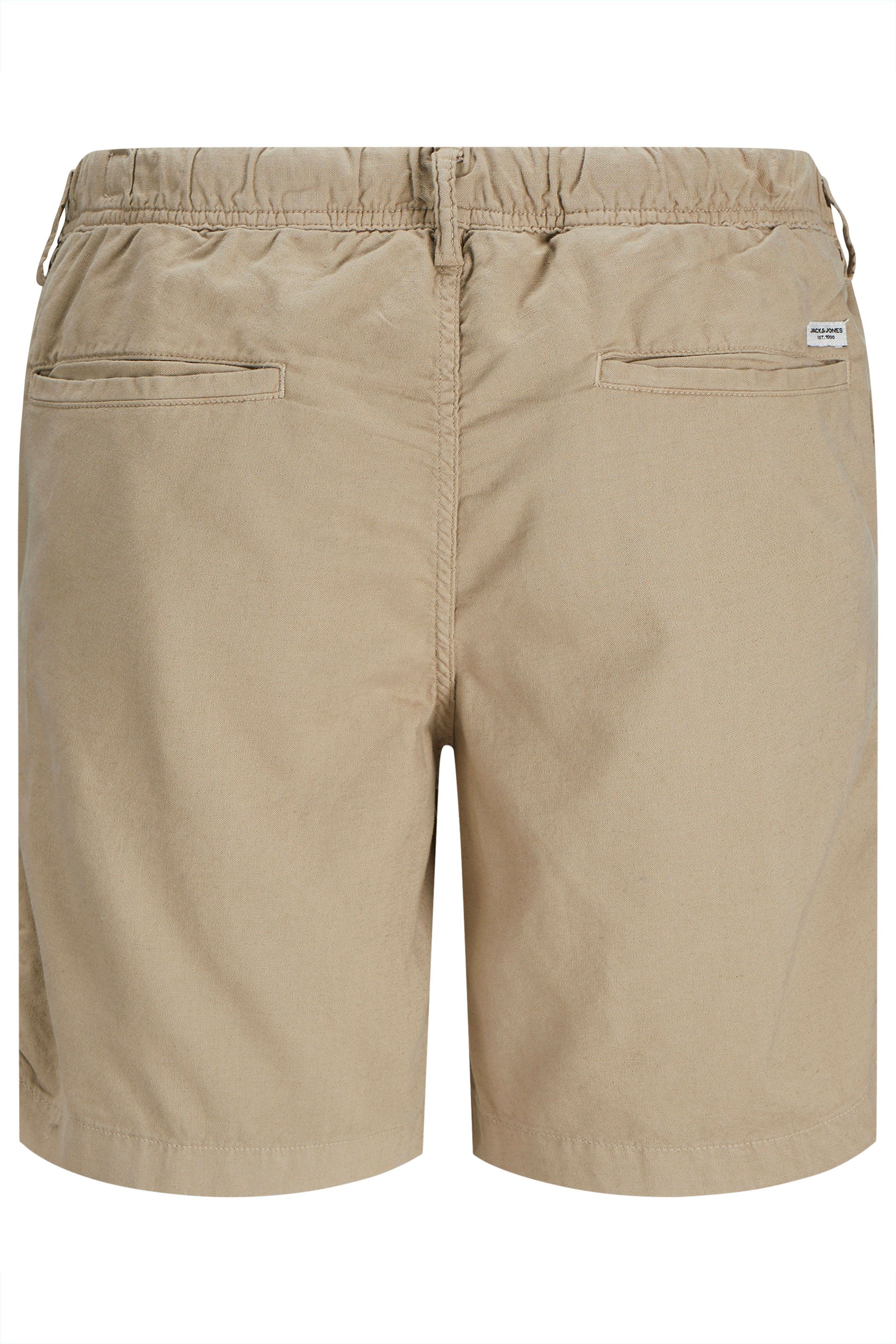 JACK & JONES Big & Tall Crockery Brown Campaign Shorts | BadRhino 4