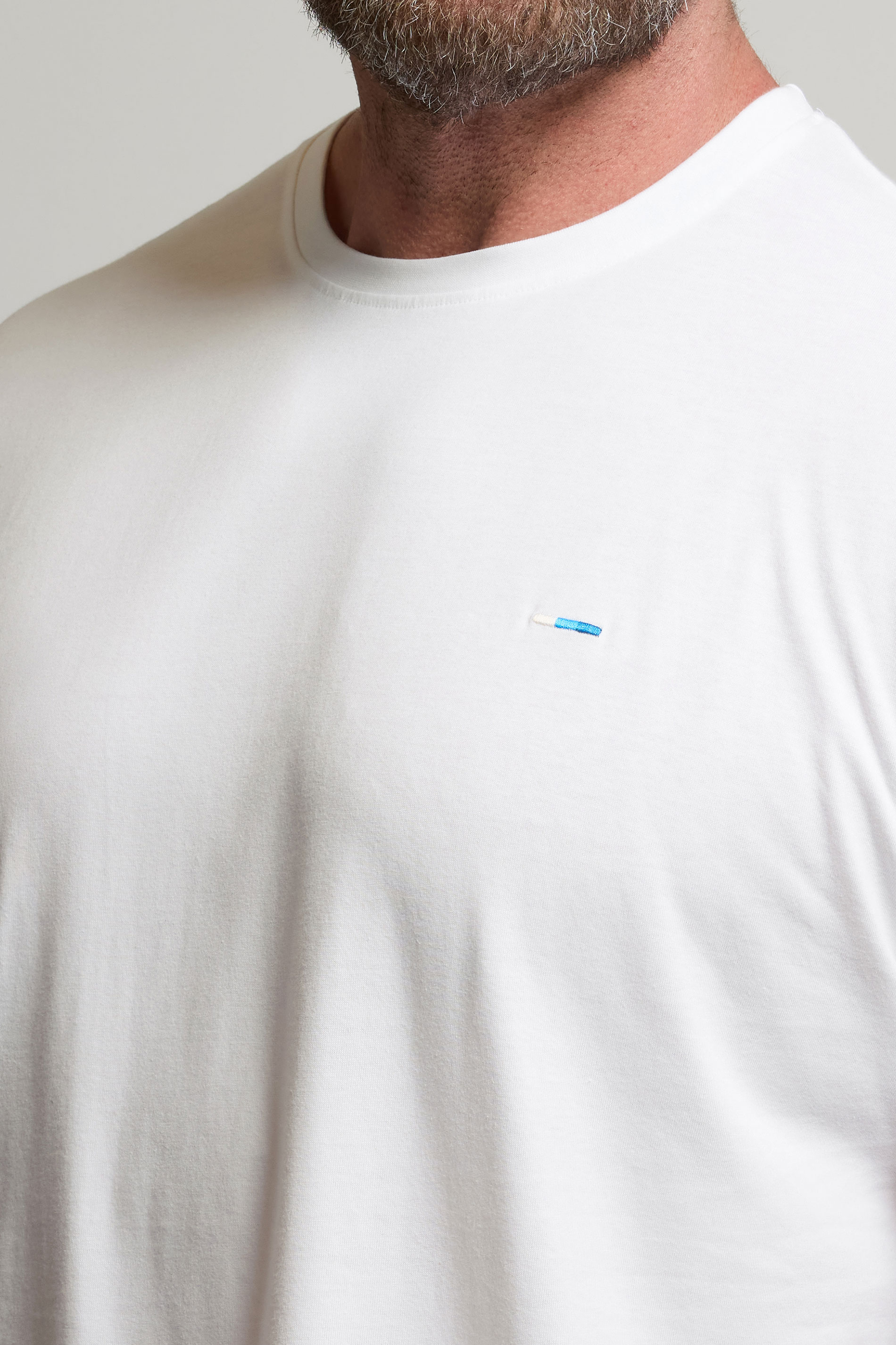 BadRhino Big & Tall White Extra Long Core T-Shirt | BadRhino 4