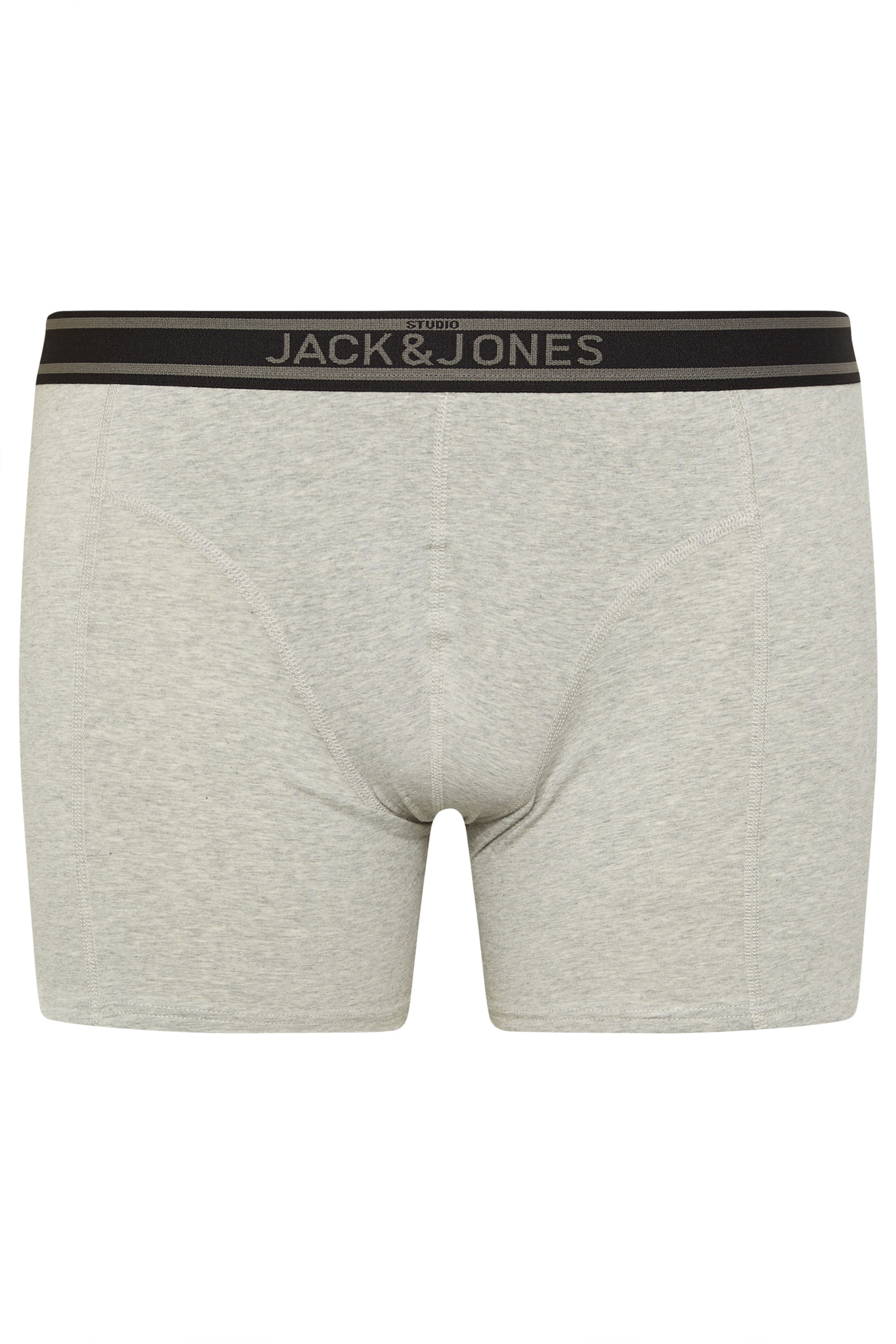 JACK & JONES Big & Tall 5 PACK Blue & Black Boxers | BadRhino 10