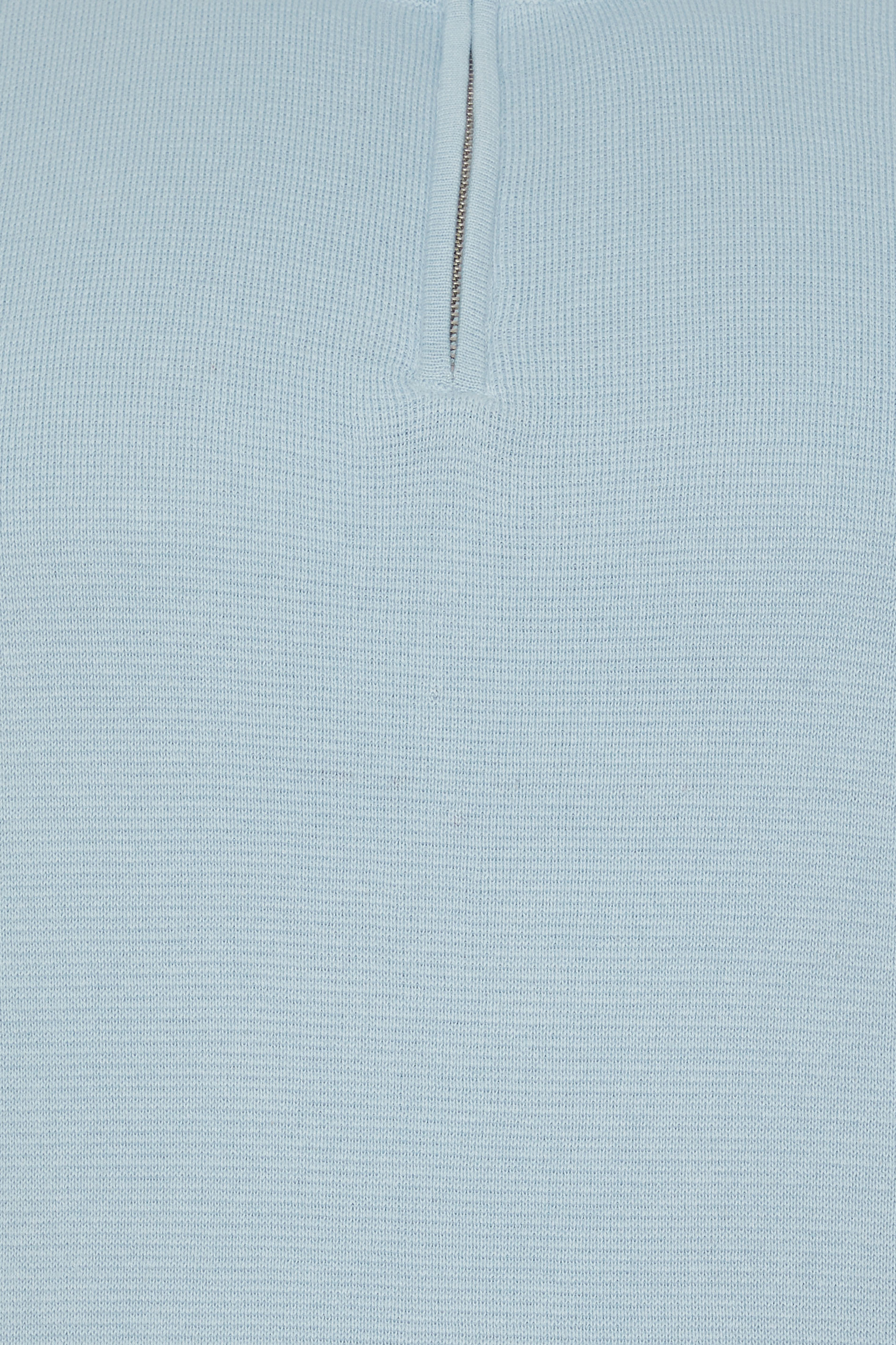 BadRhino Big & Tall Light Blue Milano Quarter Zip Jumper | BadRhino 2