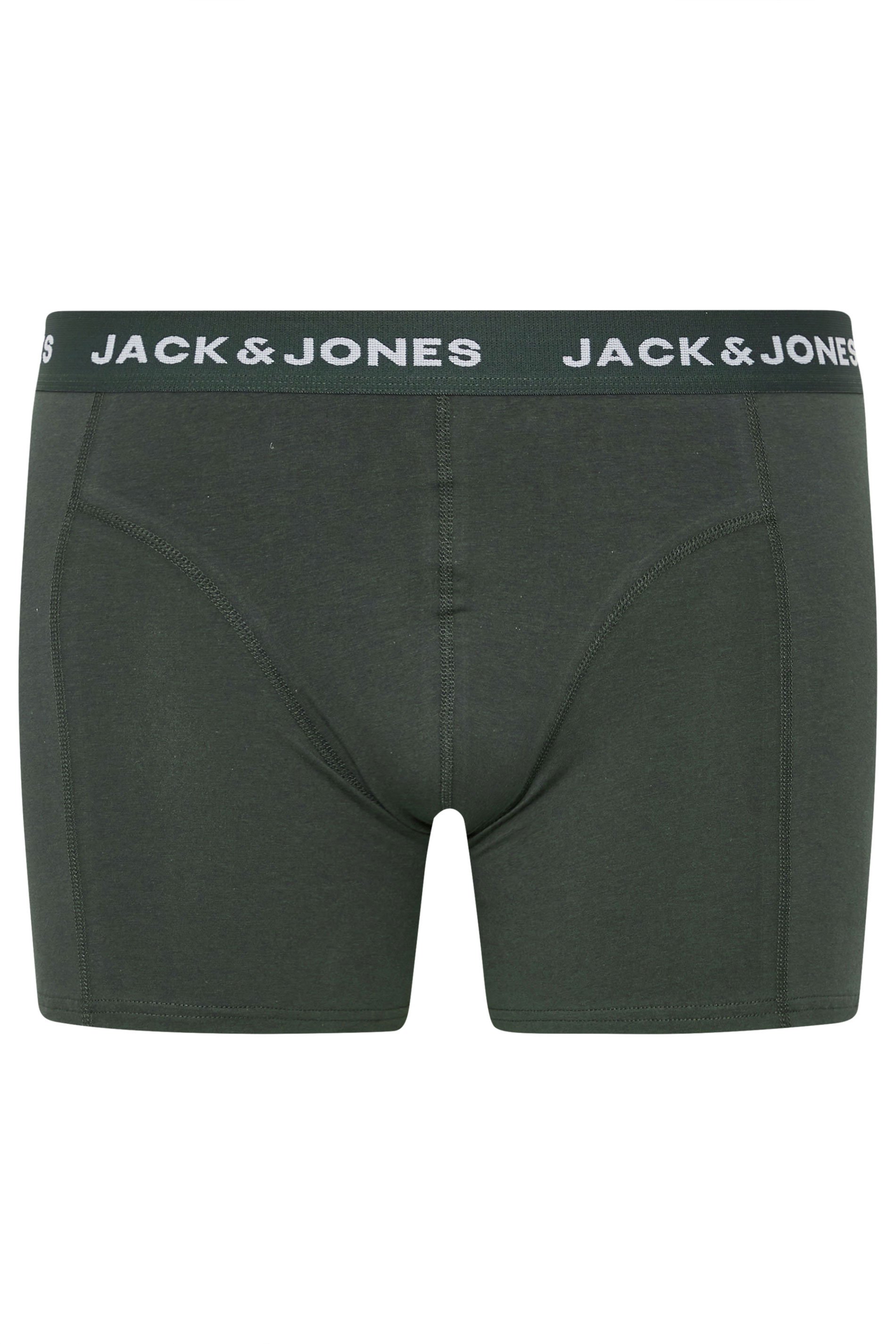 JACK & JONES 3 PACK Black 'Holly Jolly' Boxers | BadRhino 9