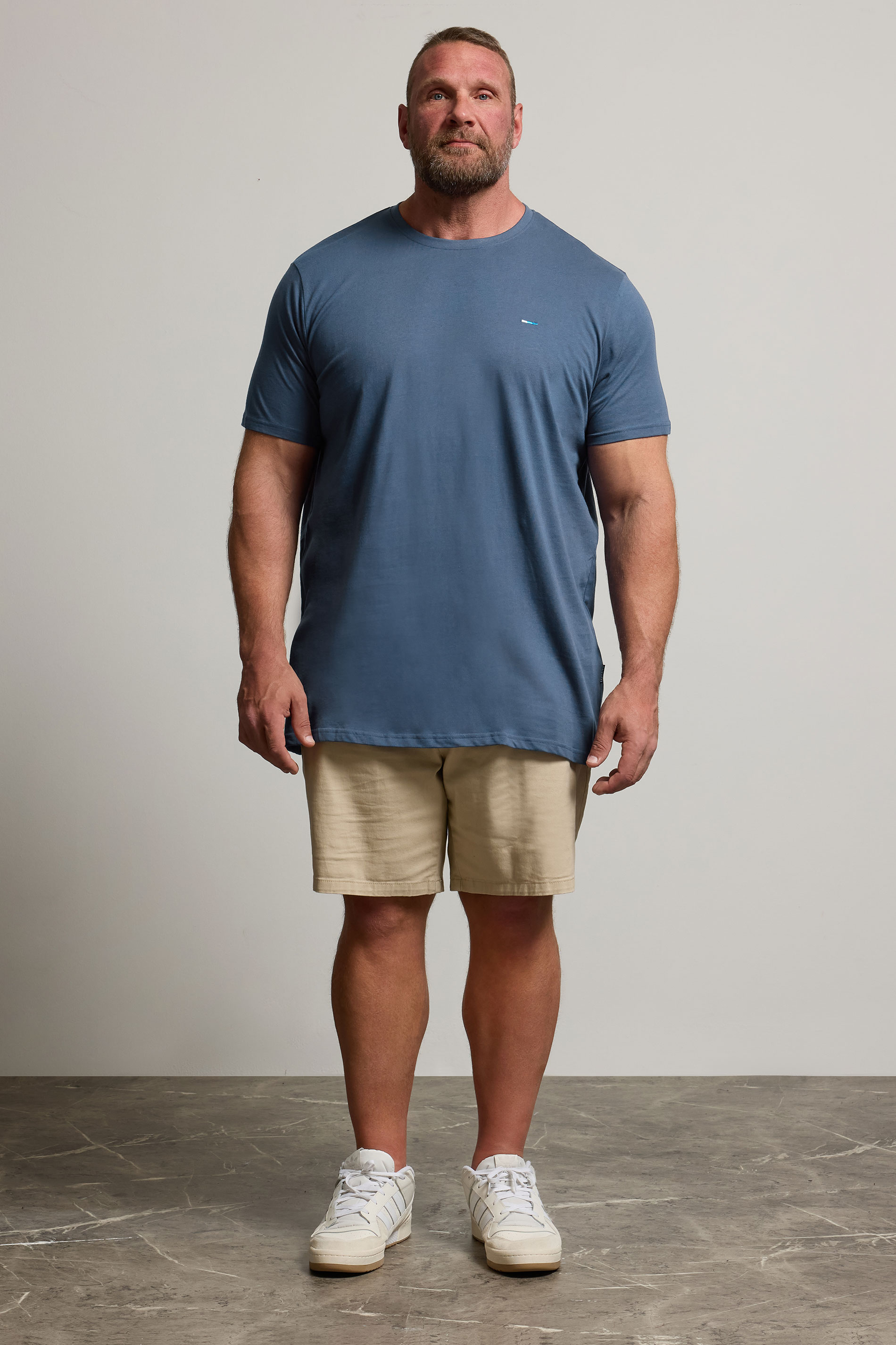 BadRhino Big & Tall Storm Blue Extra Long Core T-Shirt | BadRhino 2