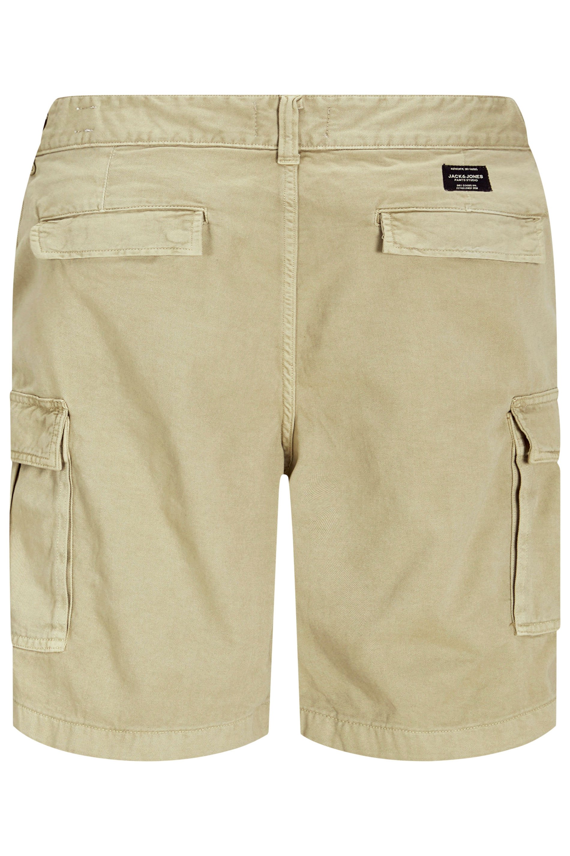 JACK & JONES Big & Tall Crockery Brown Cargo Shorts | BadRhino 4