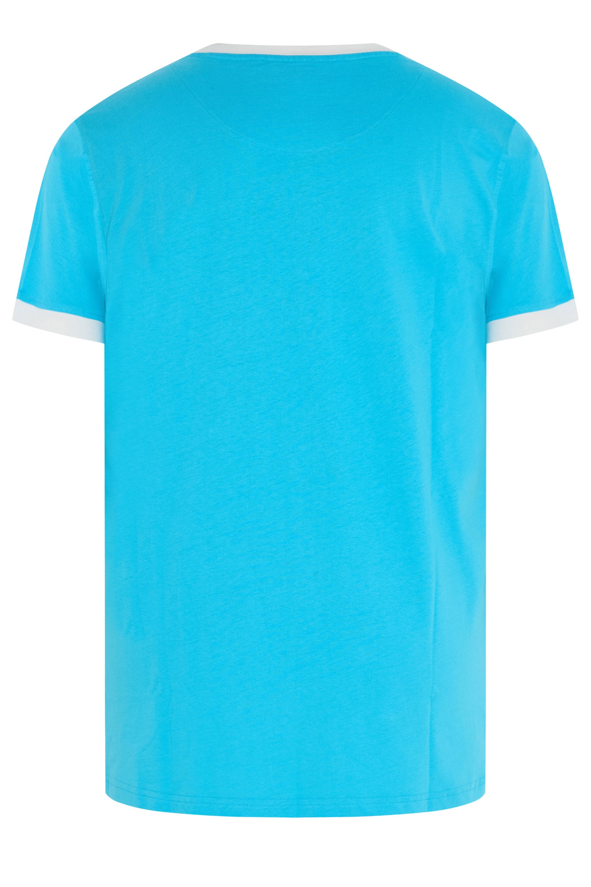 KAM Big & Tall Light Blue 'Santa Cruz' T-Shirt | BadRhino 2