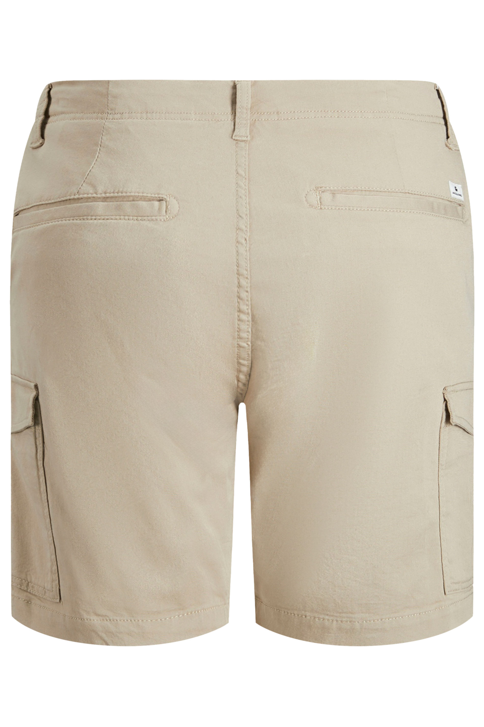 JACK & JONES Big & Tall Natural Beige Cargo Shorts | BadRhino 4