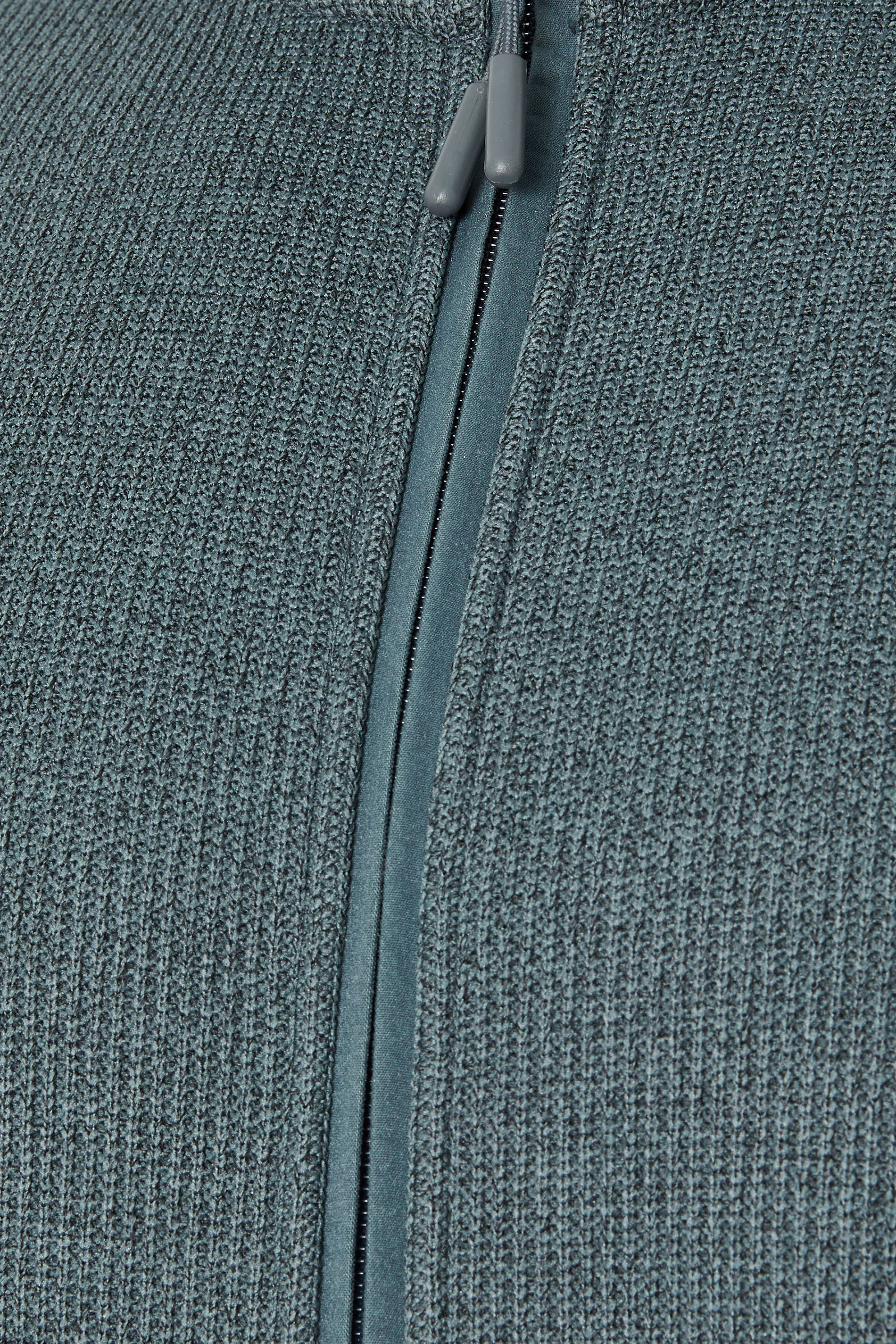 BadRhino Big & Tall Stormy Blue Full Zip Textured Fleece Jacket | BadRhino 8