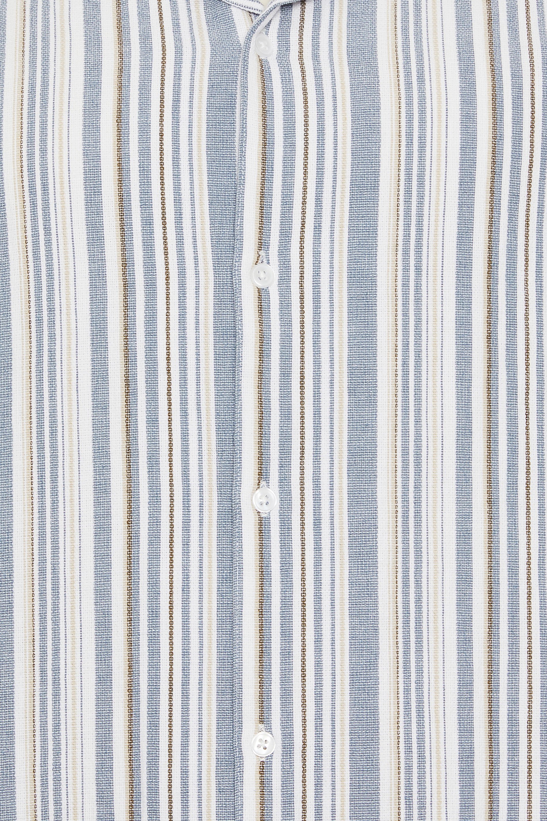 BadRhino Big & Tall White & Blue Stripe Shirt | BadRhino 6