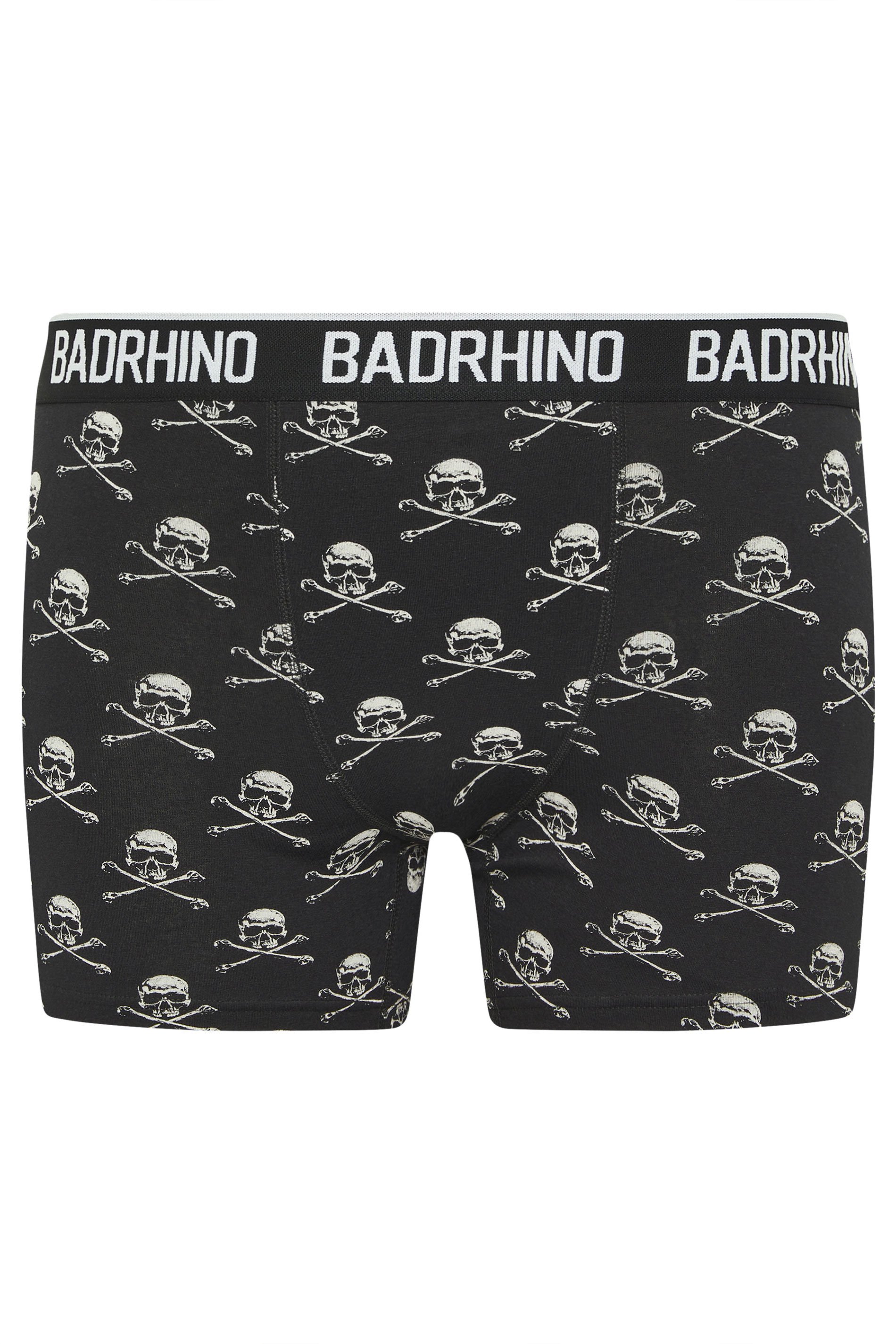 BadRhino Big & Tall 3 PACK Black Skull Boxers | BadRhino 4